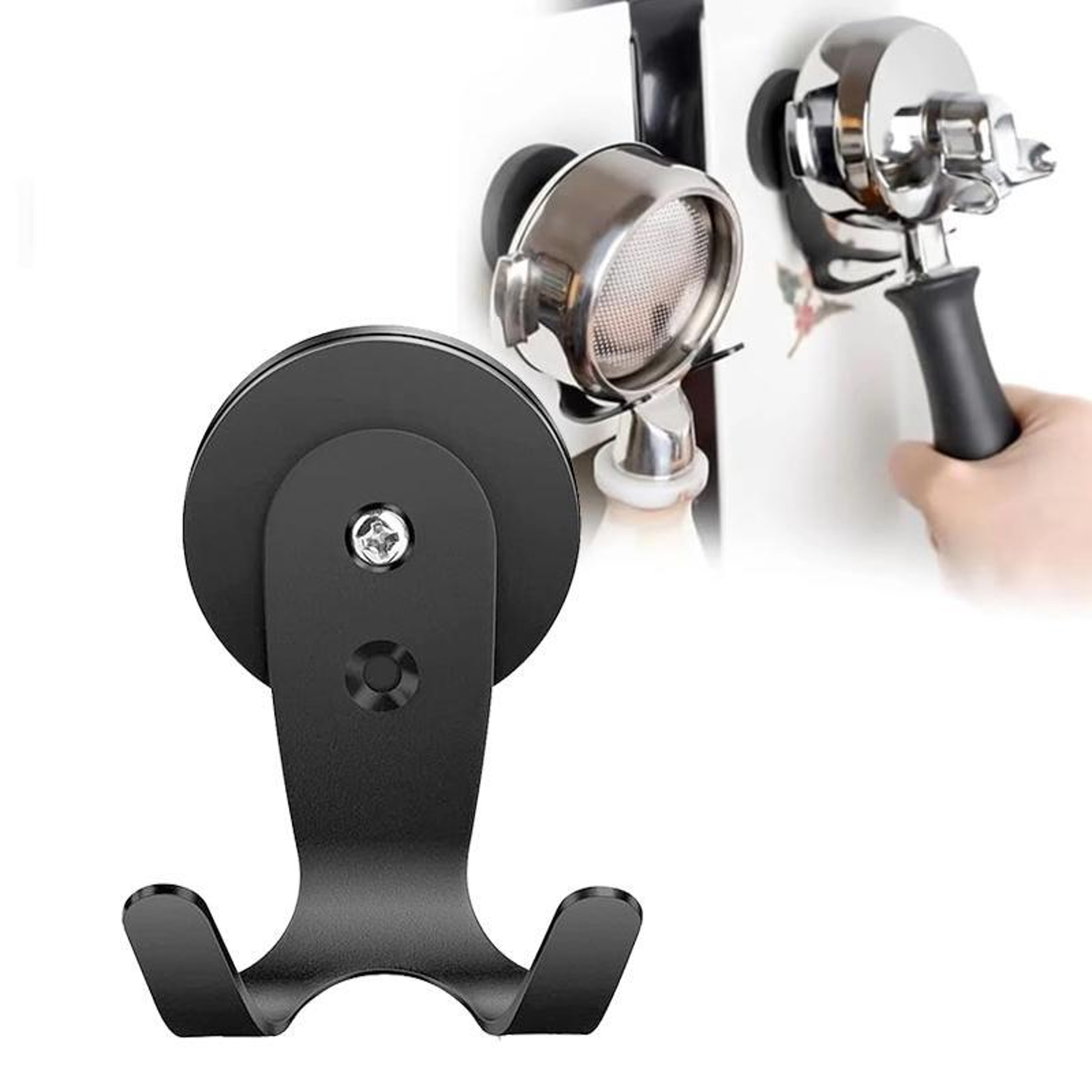Magnetic Coffee Handle Holder For Ninja ES601 Space Saving Stainless Steel Hook Rack 0