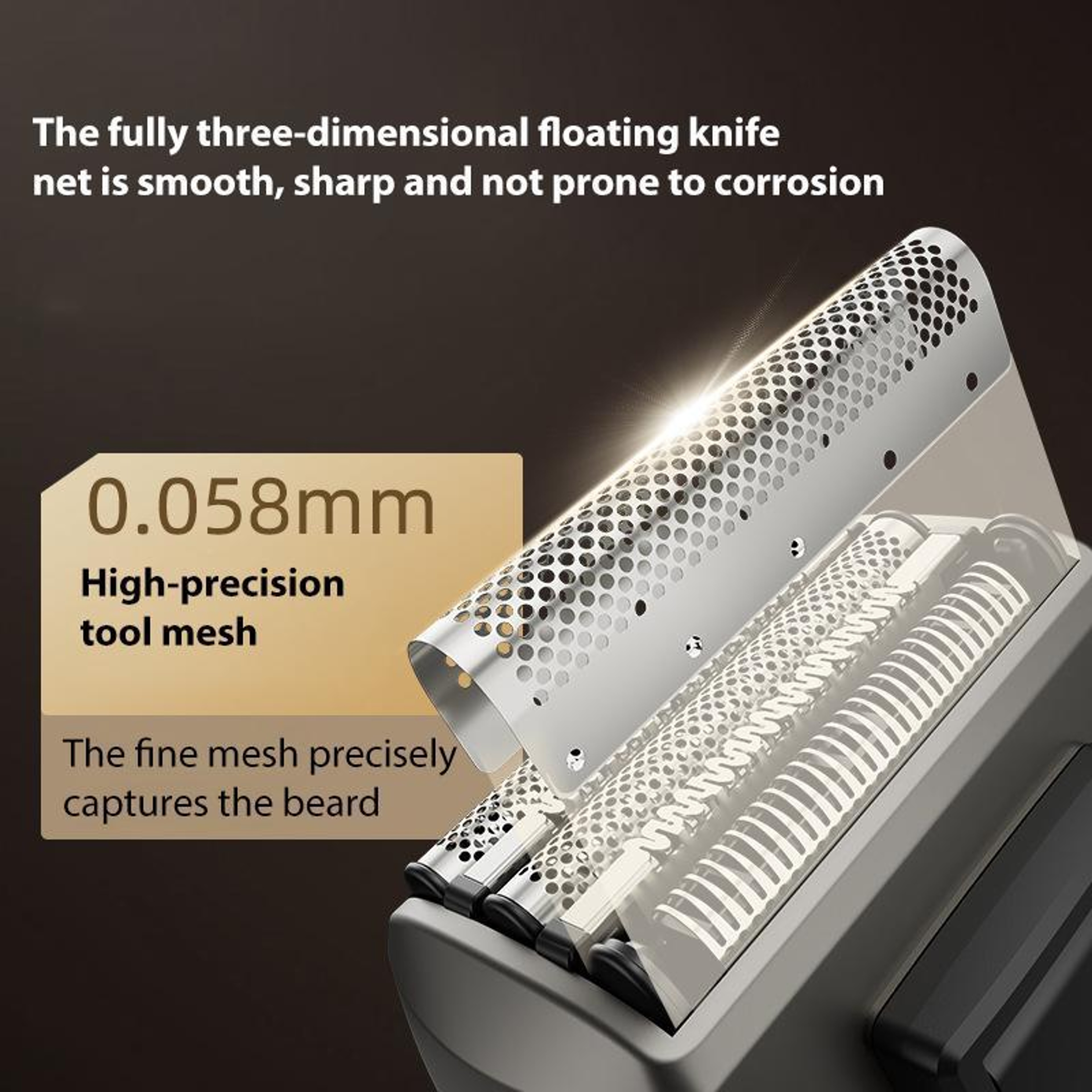 5 Blade Electric Shaver with LED Display Waterproof Rechargeable Grooming Razor – view 4