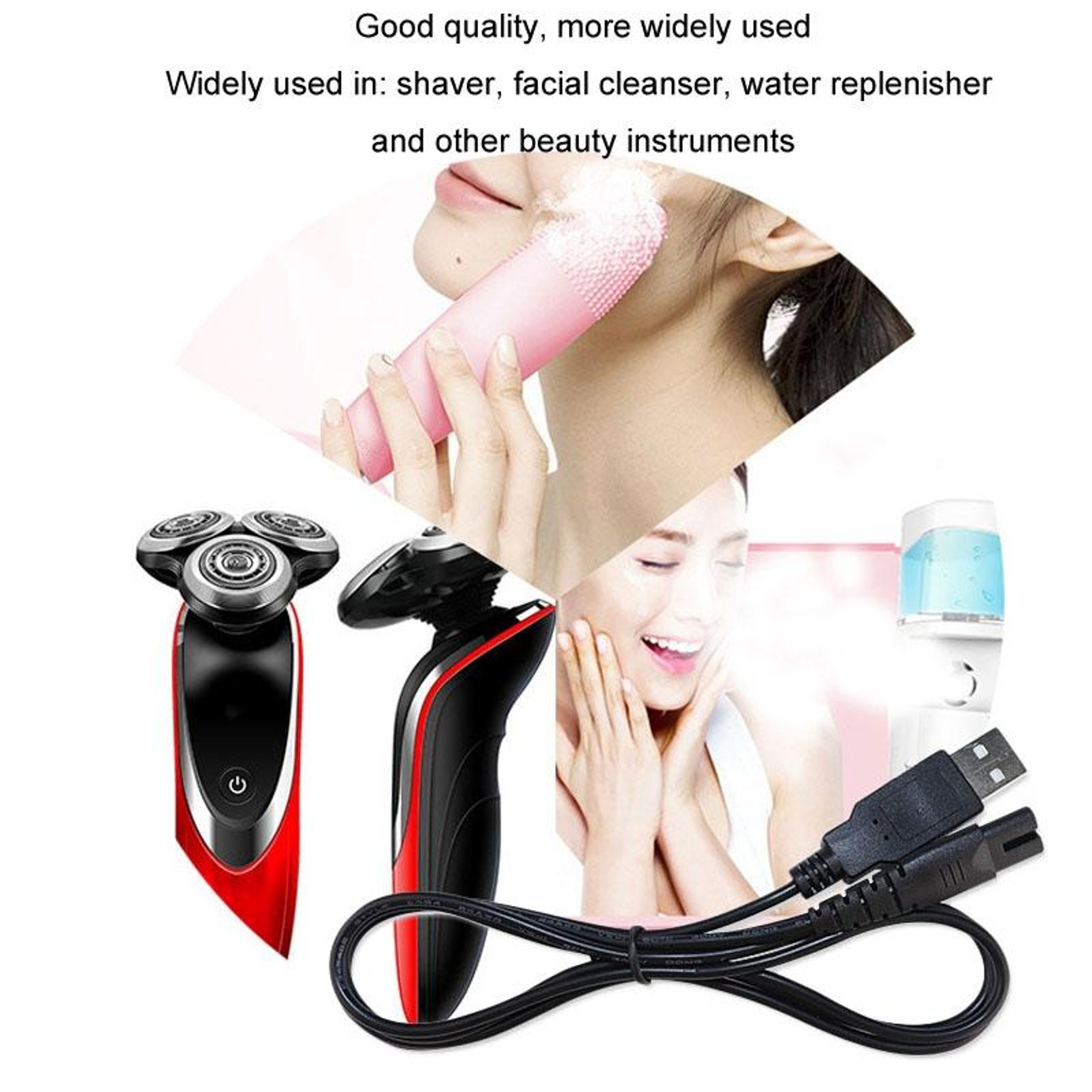 Premium USB Charging Cable For Shaver  Water Refill Devices Fast Durable Power Cord 6