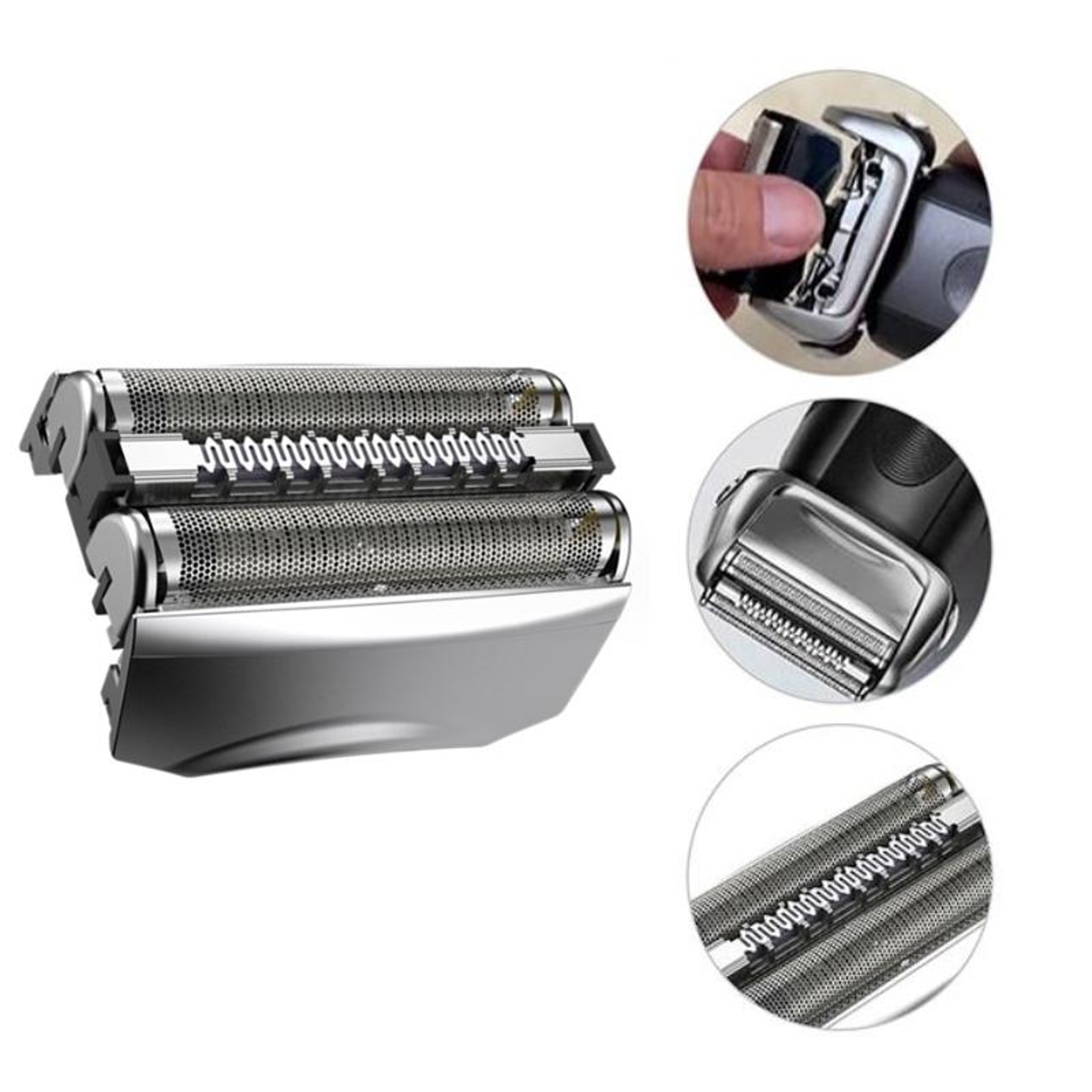 Braun Series 7 70S Replacement Shaver Head With Silver Foil  Cutter 5