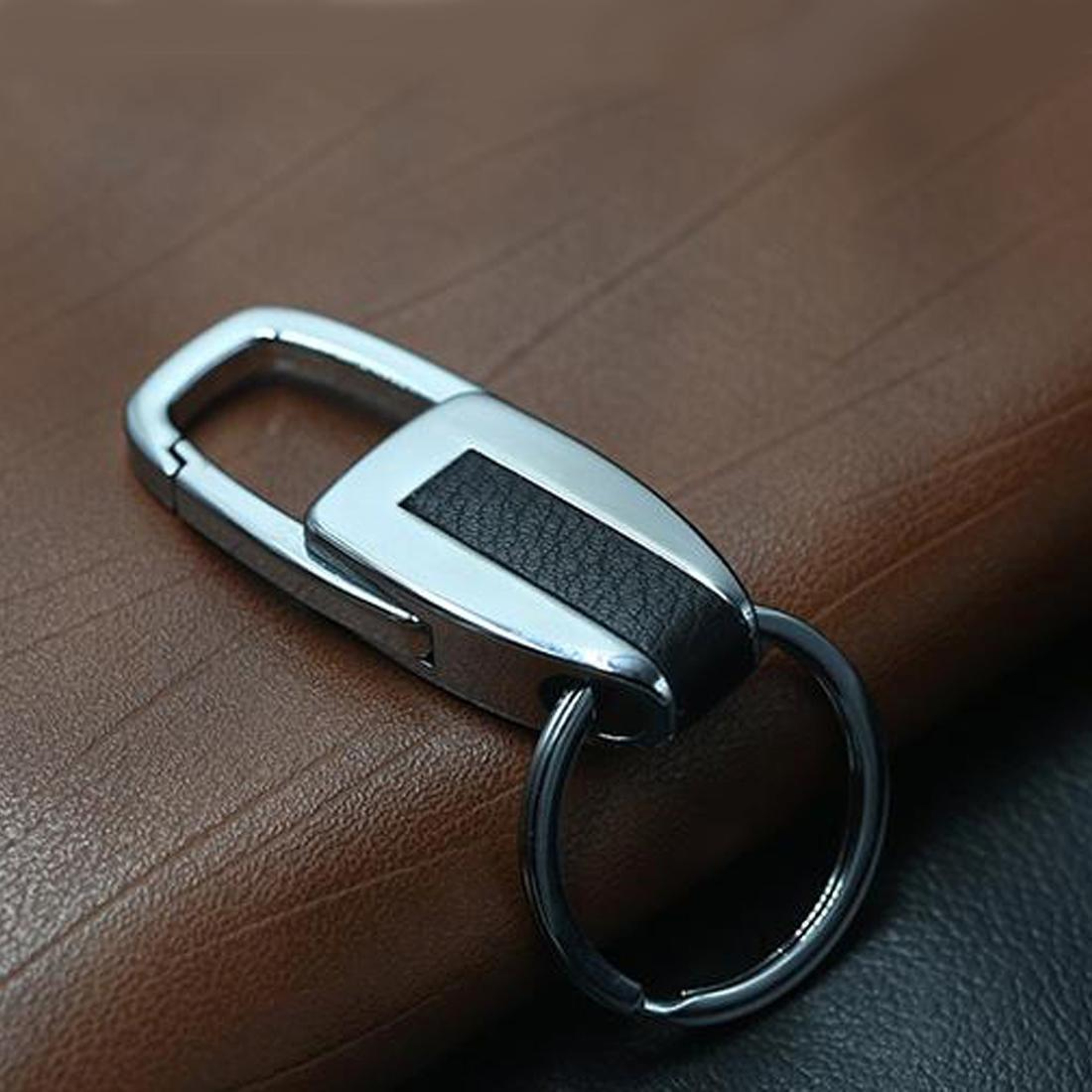 Premium Car Key Chain With Multi Tool Function Leather Metal Key Holder Durable Key Ring Organizer 0