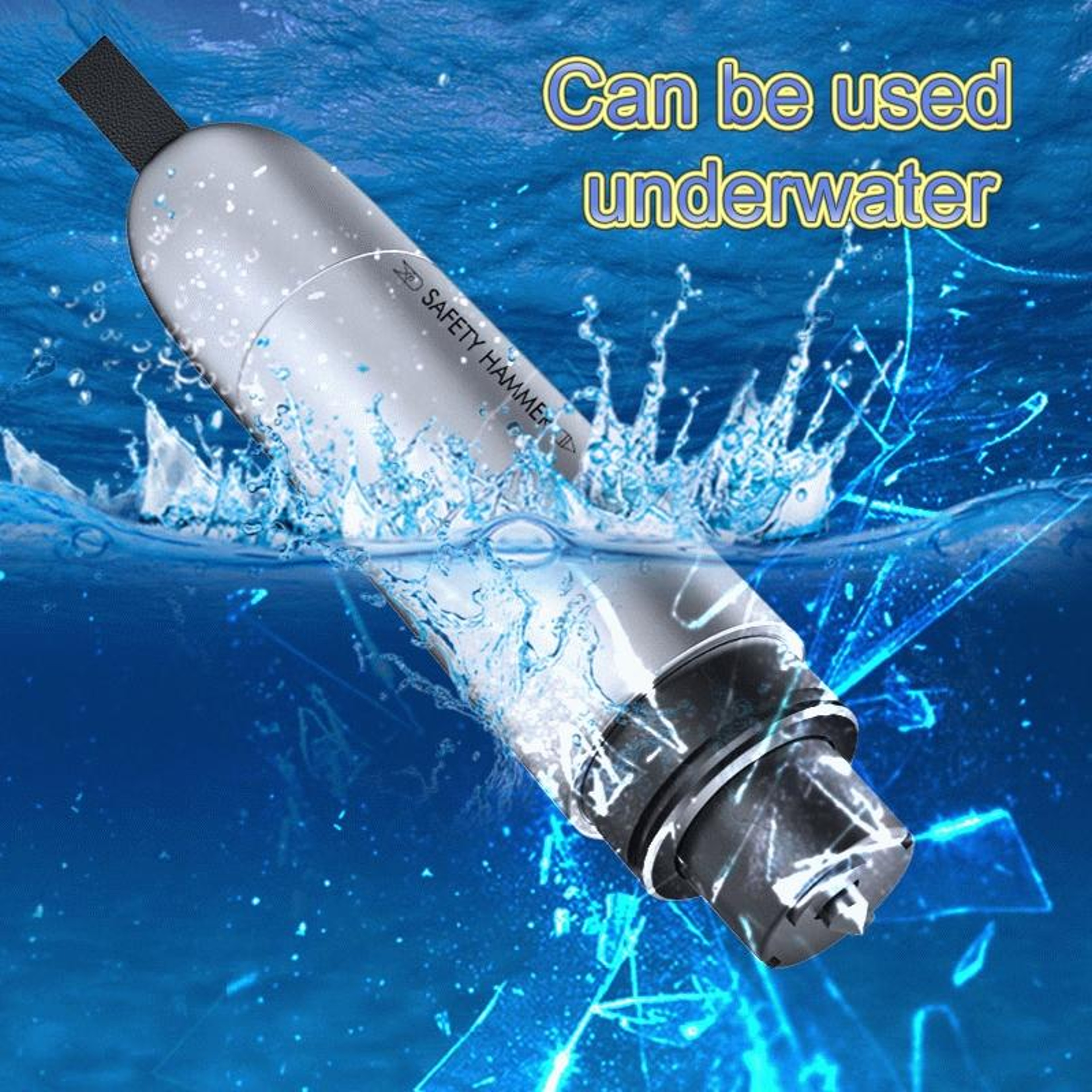 2 In 1 Car Escape Tool Emergency Hammer With Seat Belt Cutter  Window Breaker 6