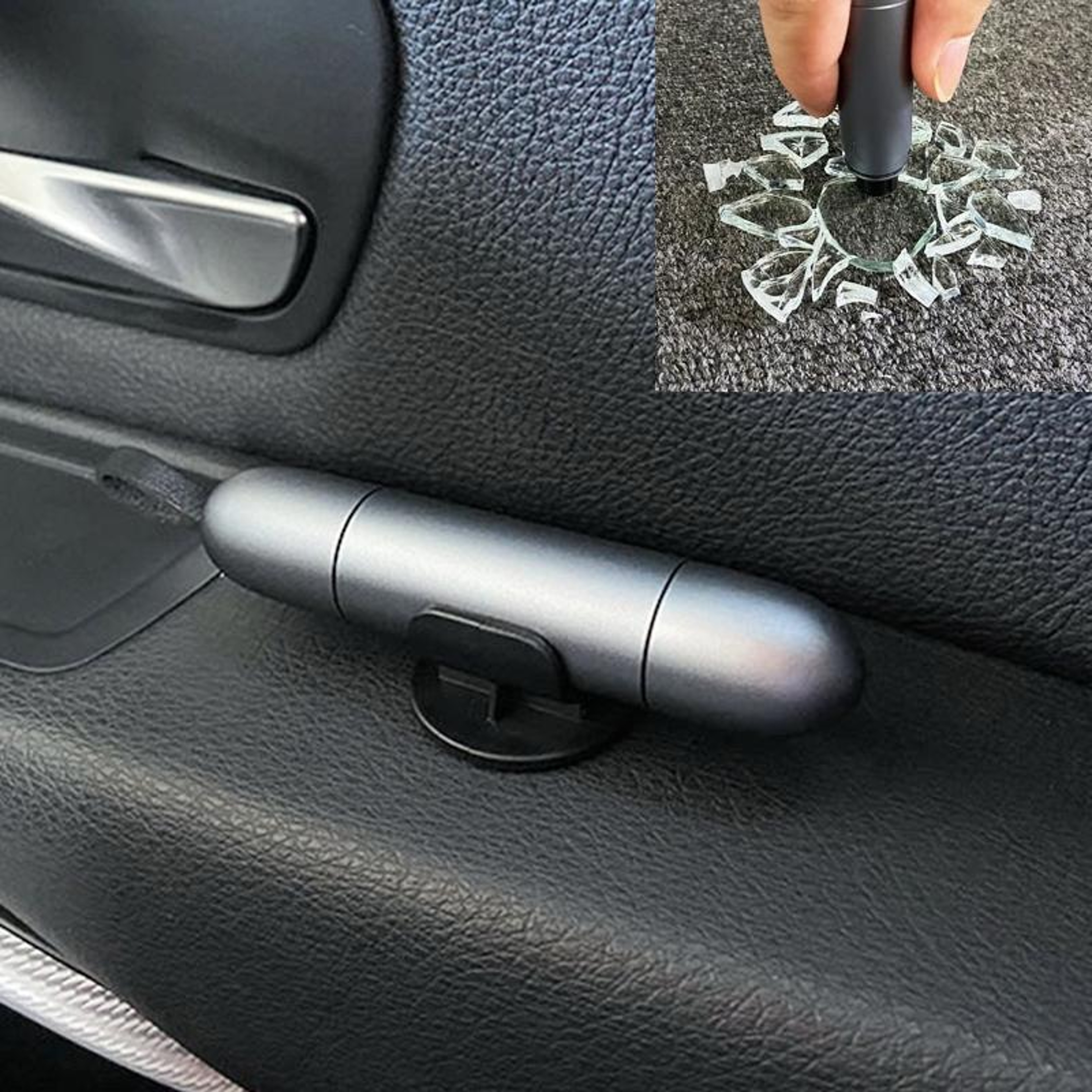 2 In 1 Car Escape Tool Emergency Hammer With Seat Belt Cutter  Window Breaker 10
