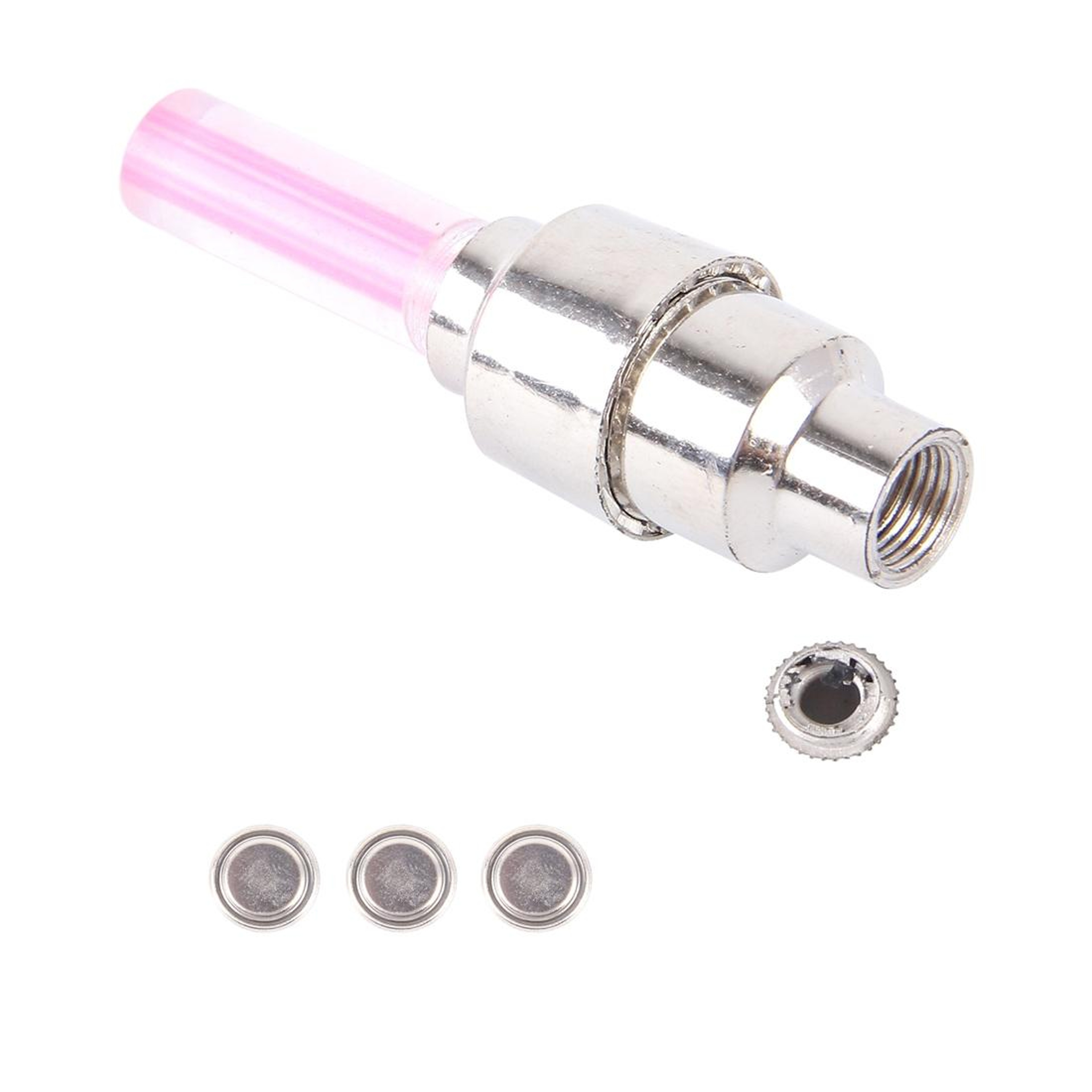 LED Tire Valve Lights For Cars Bikes  Motorcycles Night Safety Wheel Lights 2