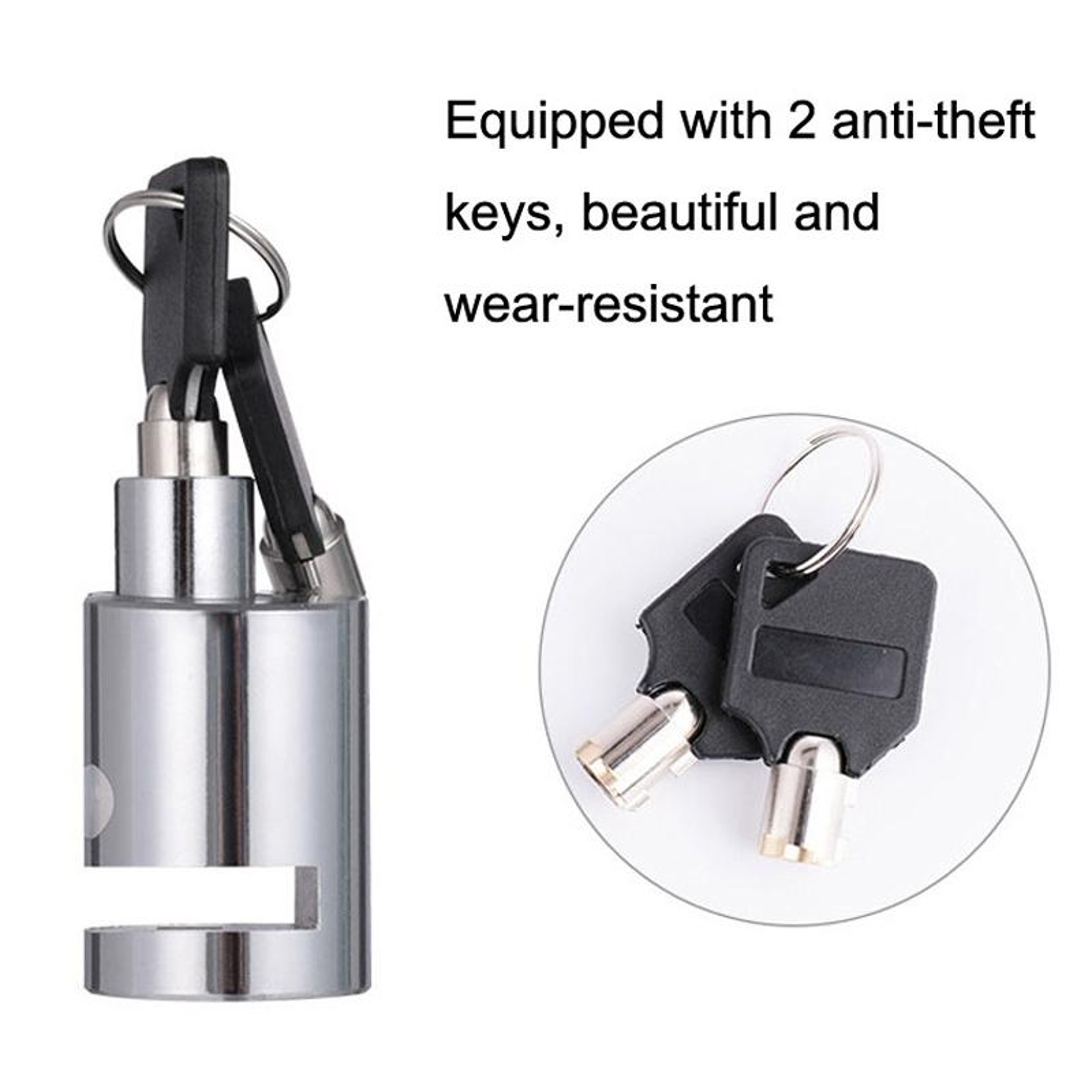 BG A7 Heavy Duty Bicycle Disc Brake Lock Anti Theft Keyless Security For Bikes  Motorcycles 1