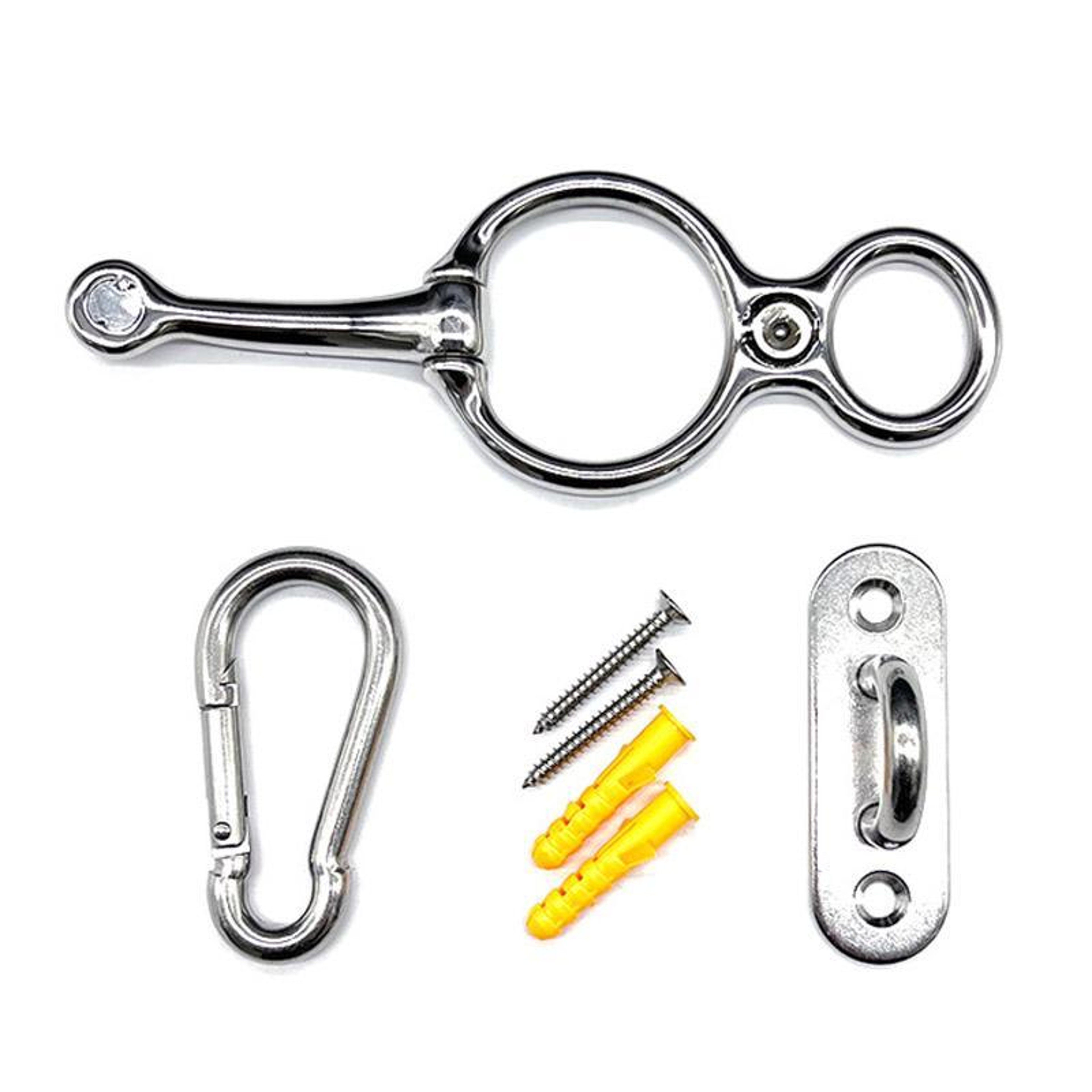 Durable Stainless Steel Horse Tether Clips Stable Rope Set – view 1