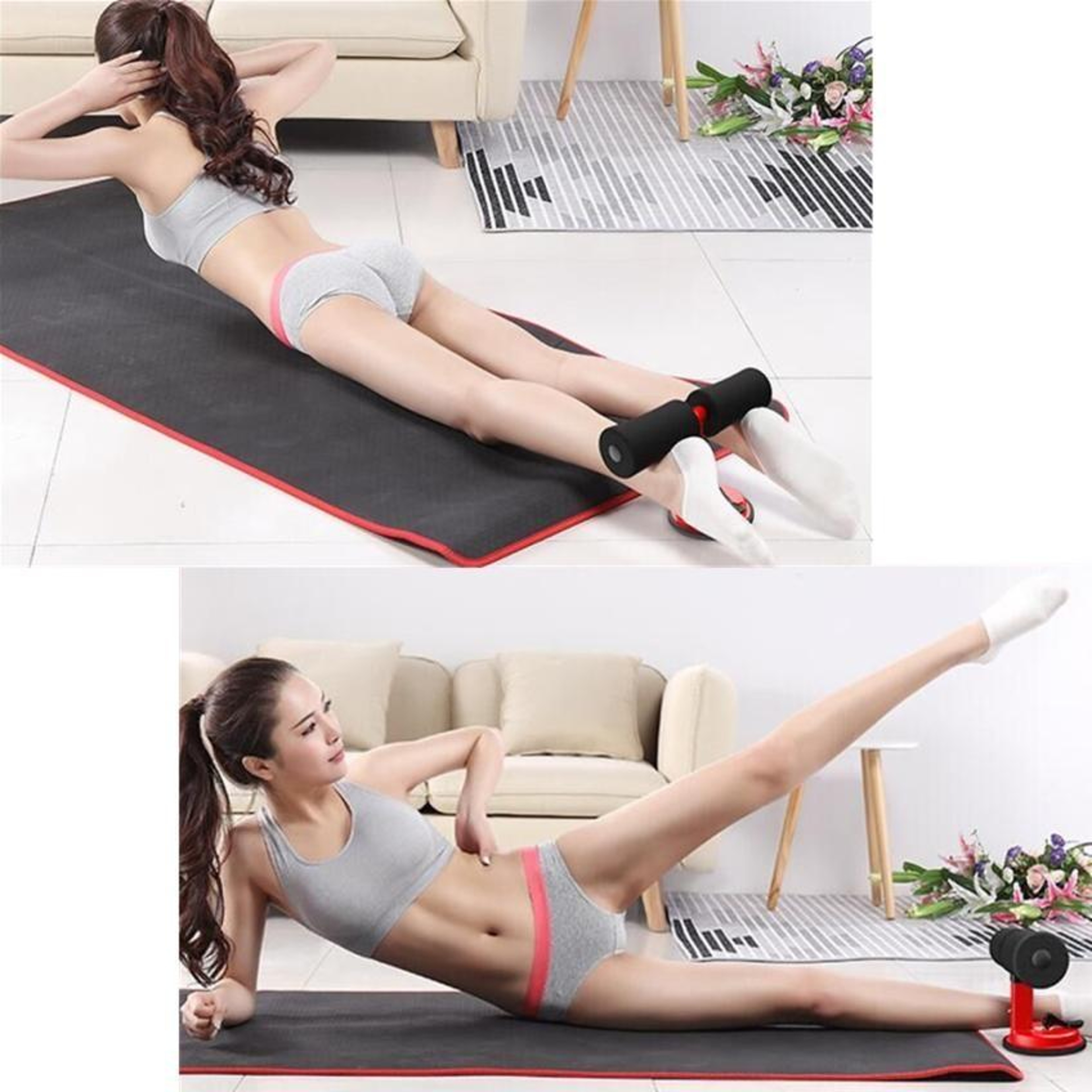 Adjustable Sit Up Bar with Suction Cup for Home Core Workout Training – view 4