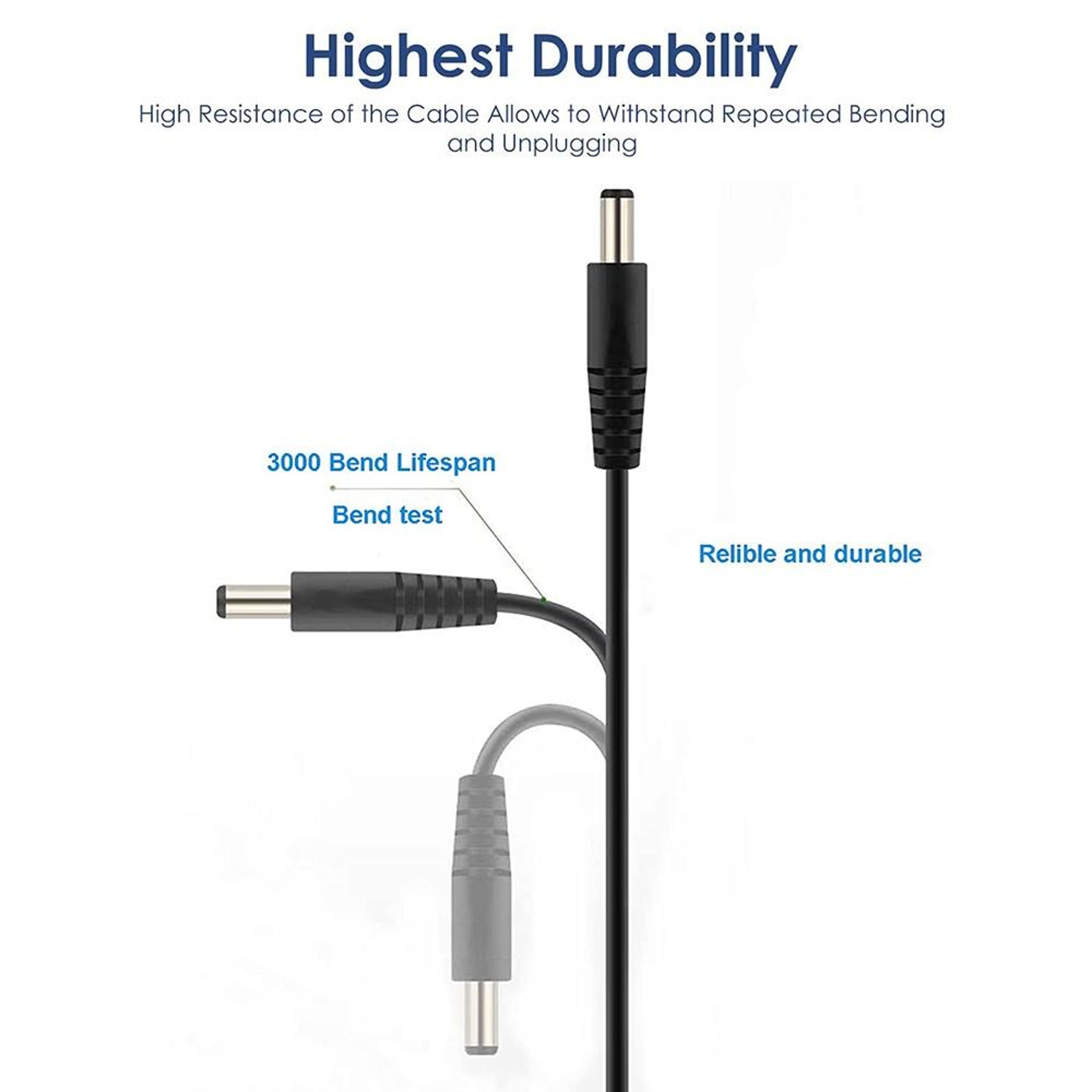 USB to DC Charging Cable for Phones & Small Electronics – view 6