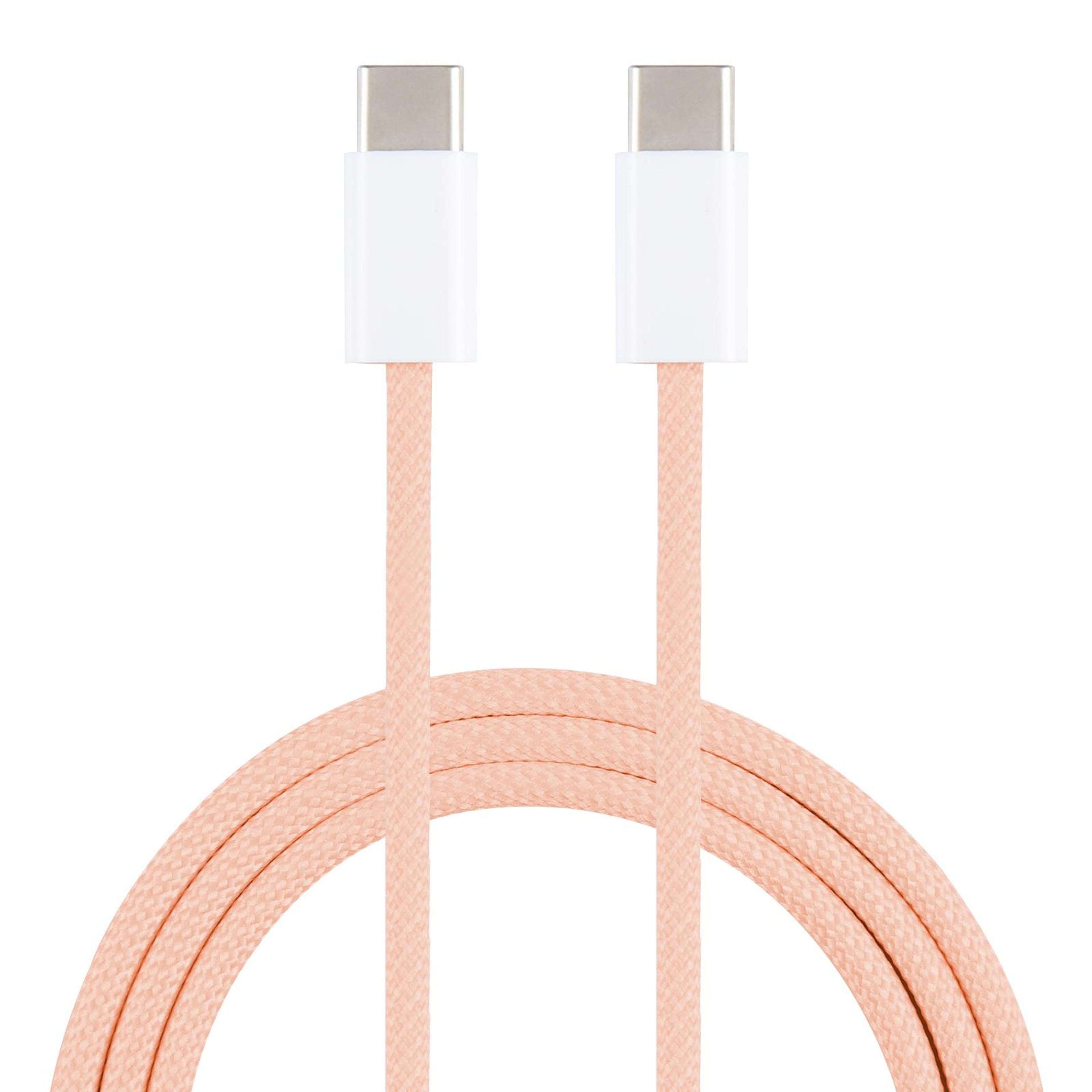 20W USB C to USB C Cable Macaron Braided Fast Charging Cord for Phones, Tablets – view 6