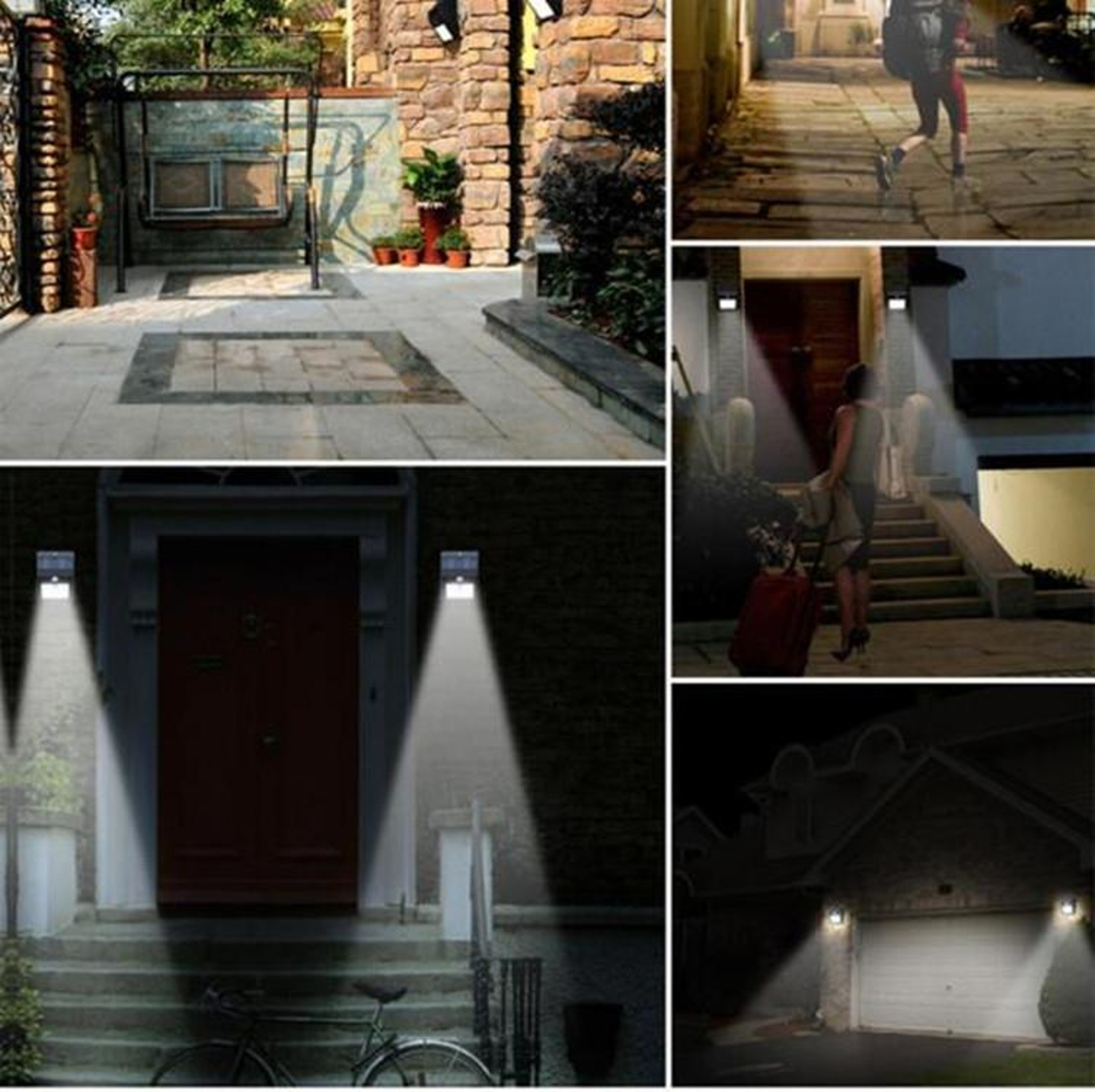 100 LED Solar Motion Sensor Light For Outdoor Wall Patio Garden And Balcony Security 8