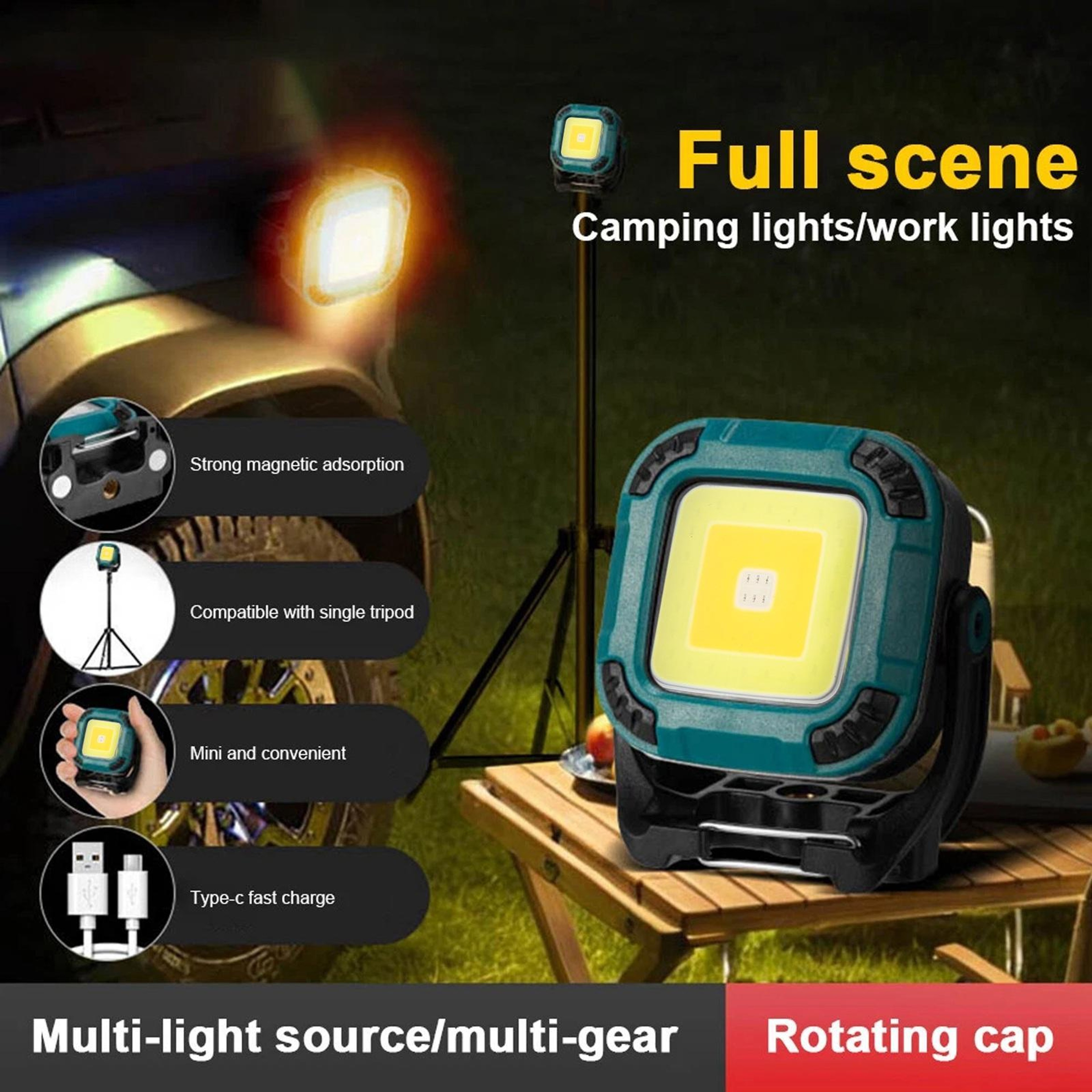 Rechargeable LED Tent  Work Light With Magnetic Stand For Camping And Emergency Use 9