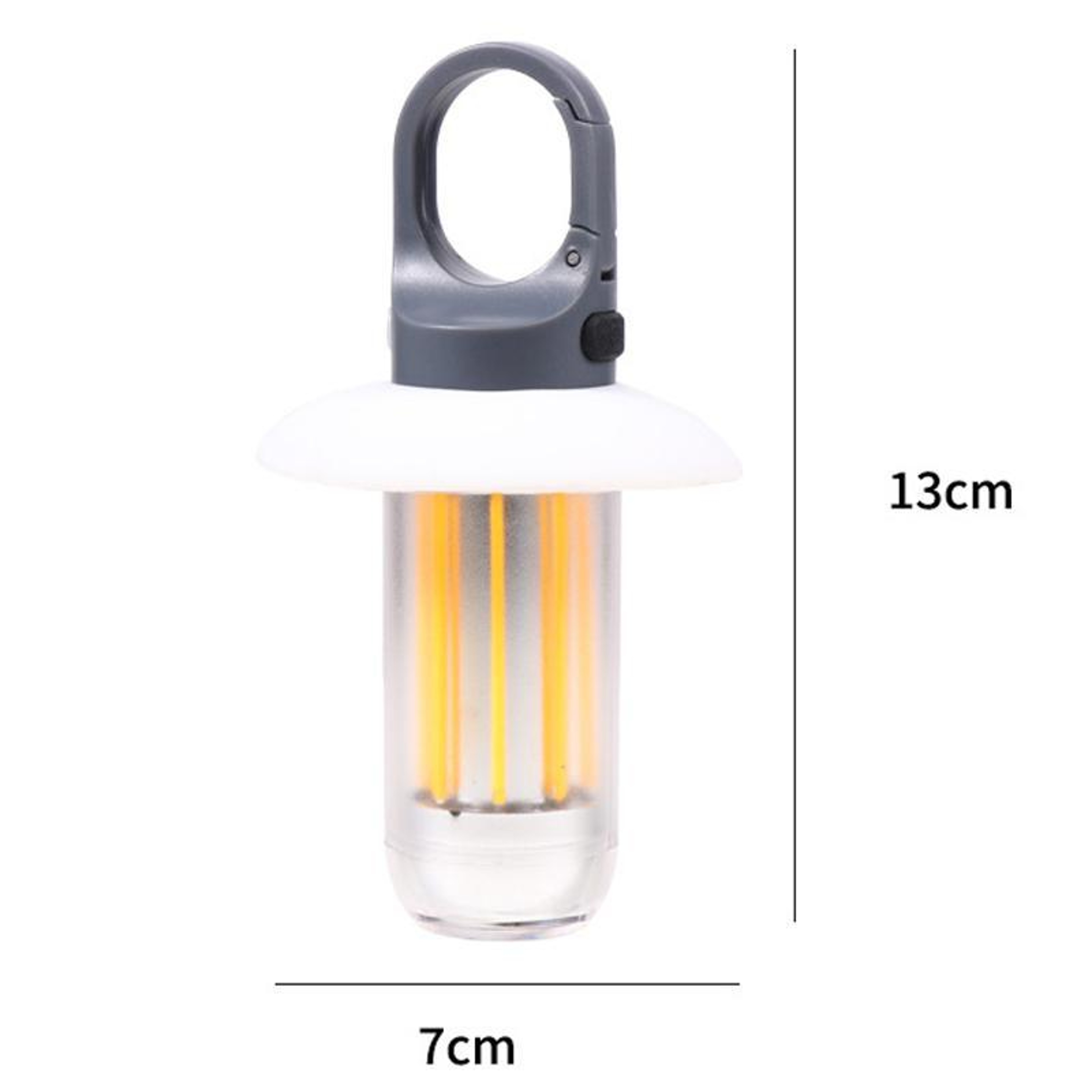 GlowTrail Rechargeable Camping Lantern  Flashlight With Warm White Dual Light 9