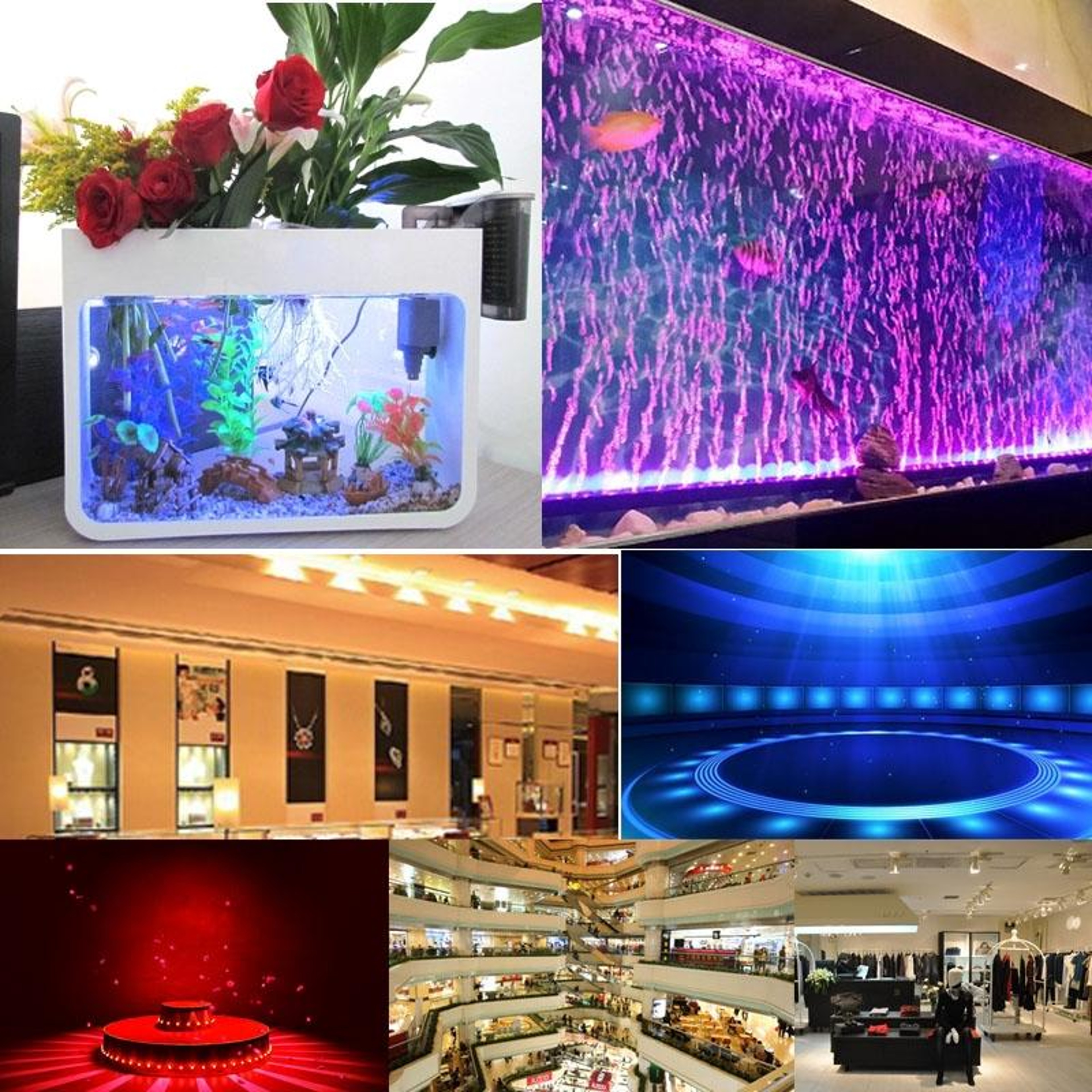 RGB Waterproof LED Submersible Light With Remote Control For Pools Vases  Party Decor 5