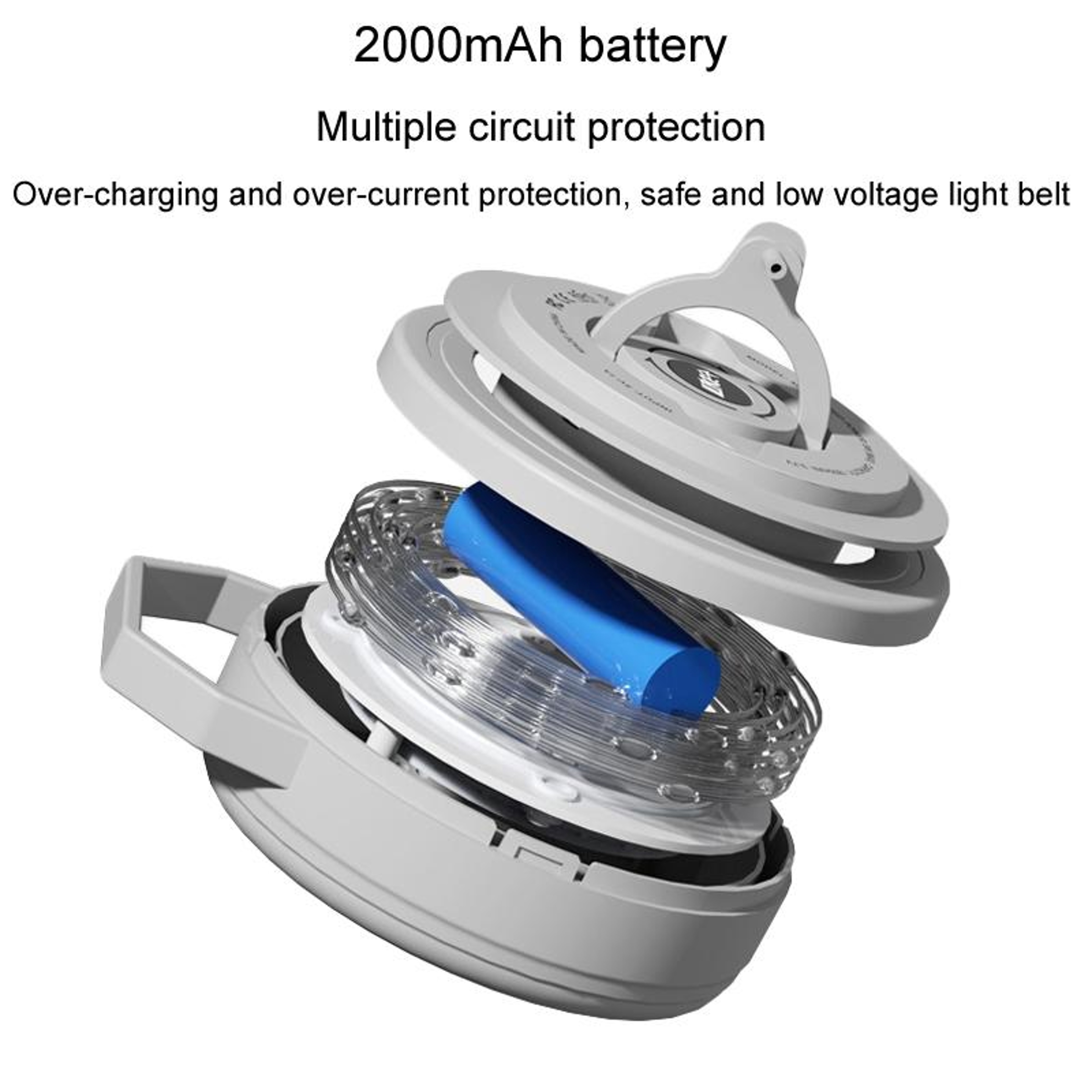 LumaTrail LED Camping String Lights Rechargeable Tent Lantern 6