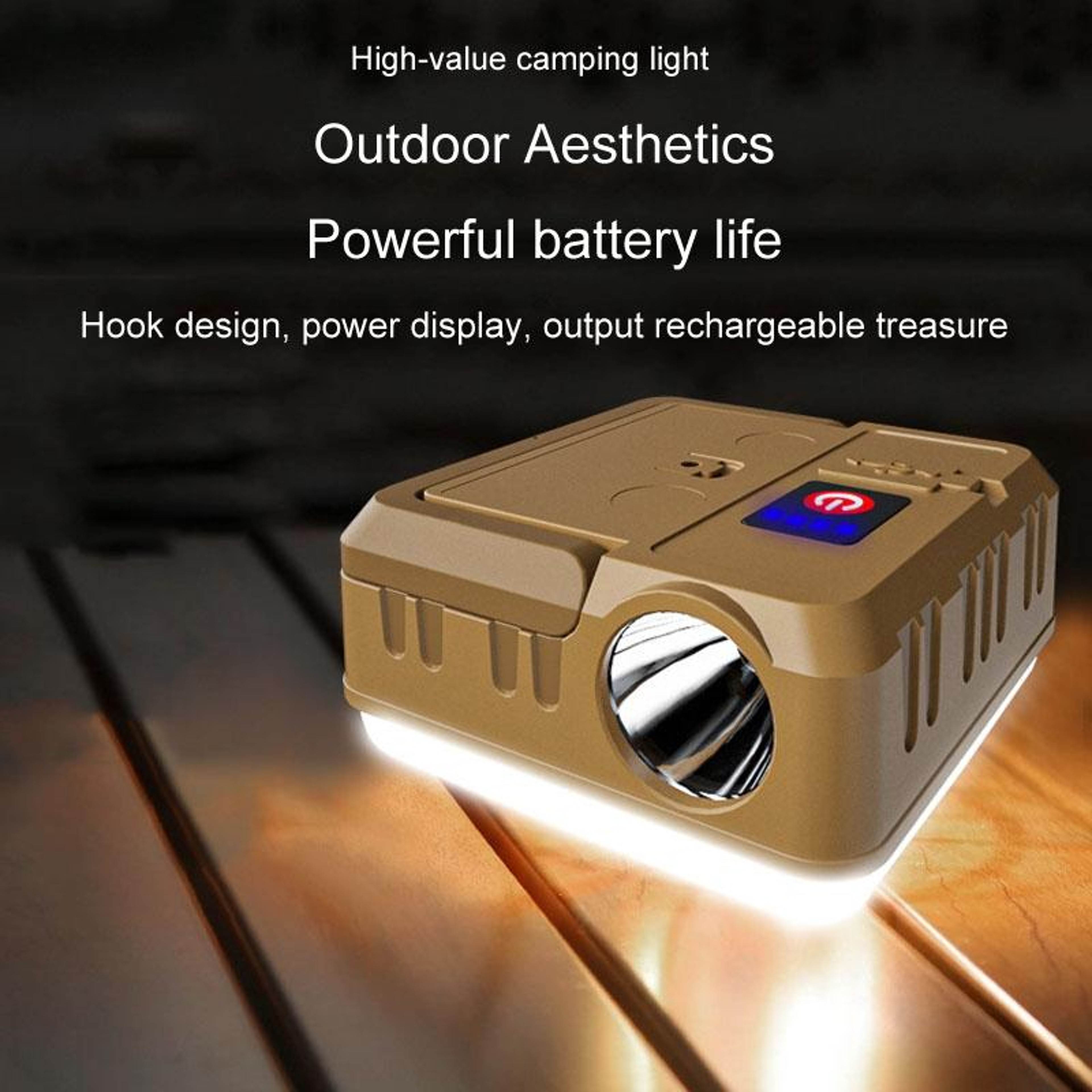 USB Rechargeable LED Camping Tent Light With 5 Modes  Waterproof Design 2