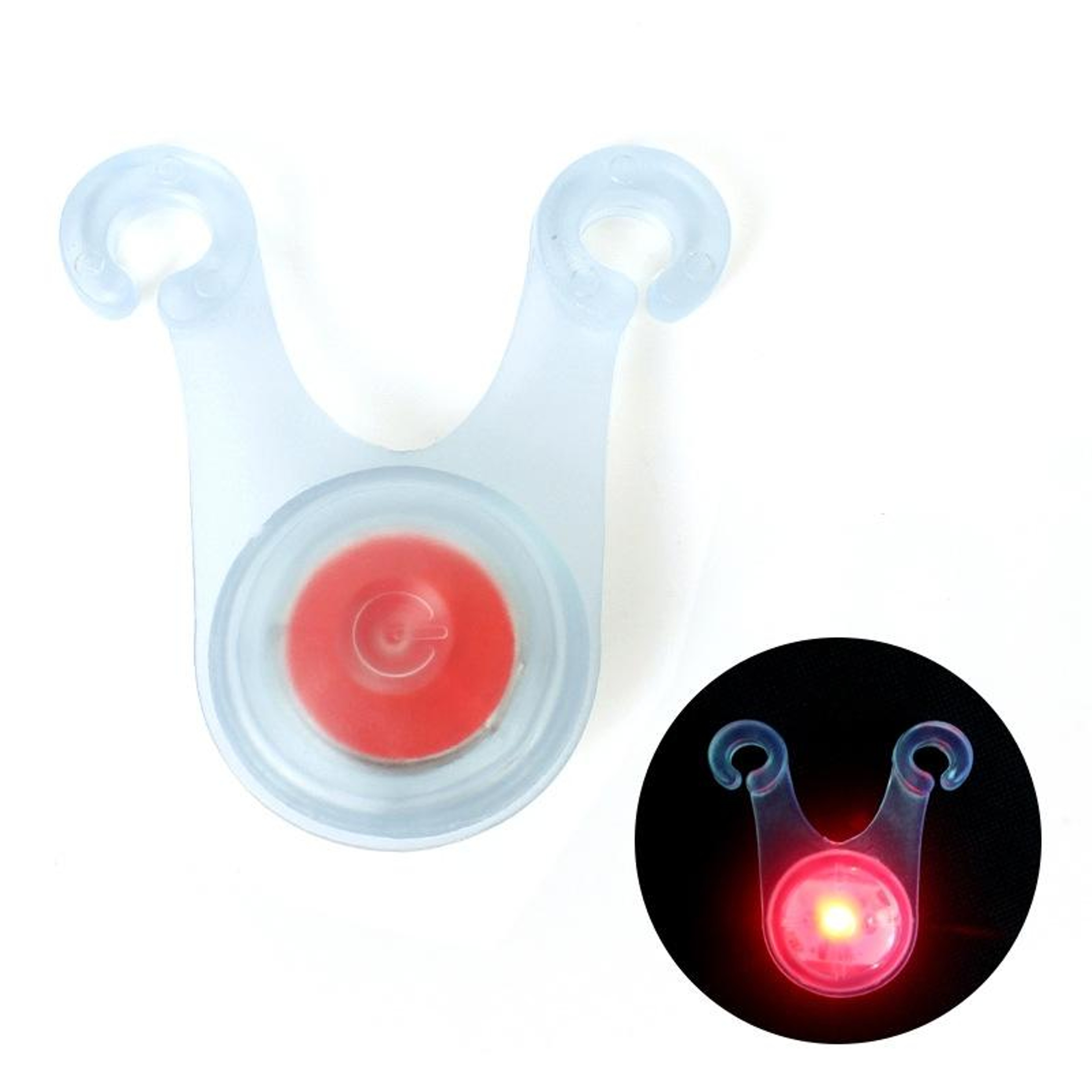 Silicone LED Bike Tail Light For Camping Tent And Bicycle Safety 0