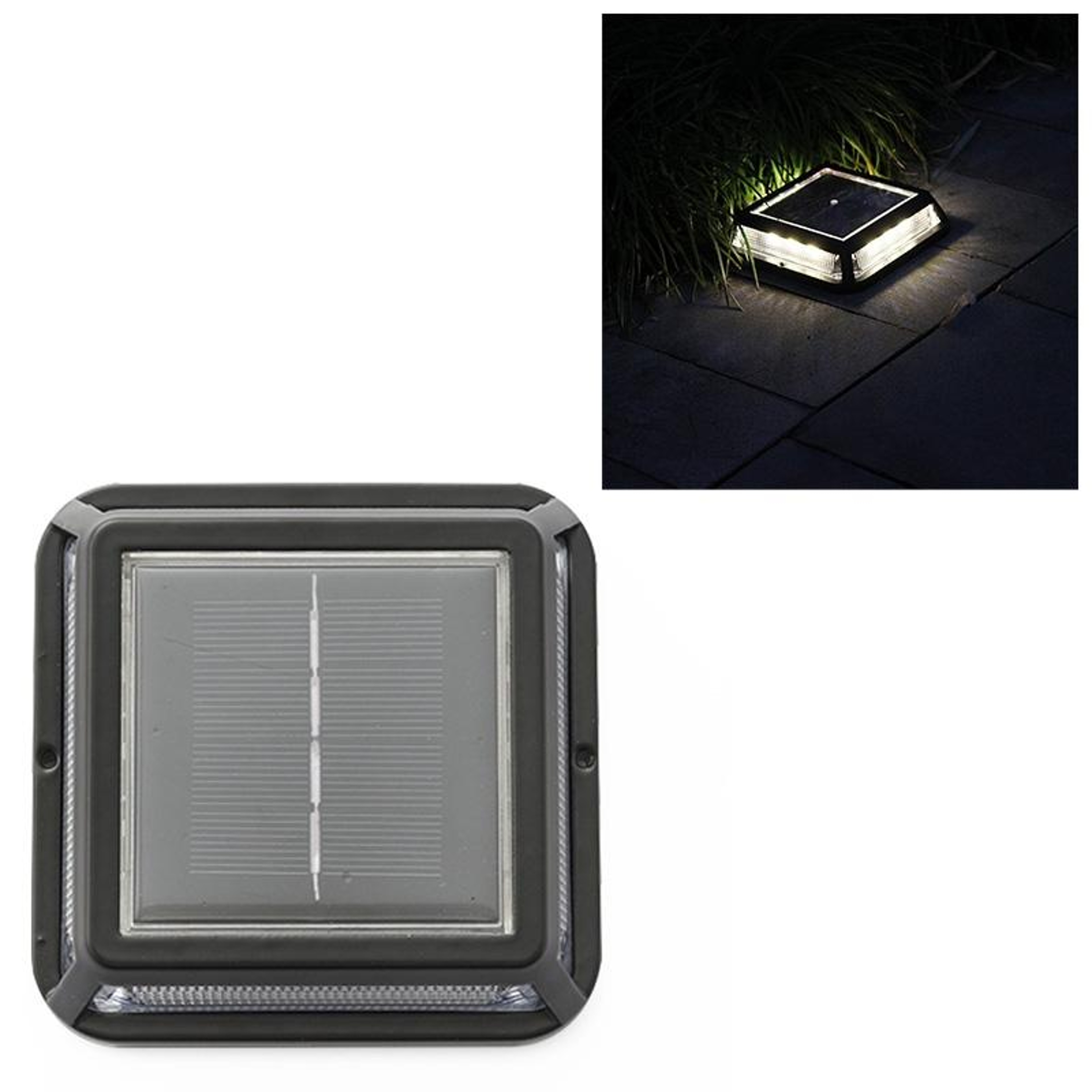 Solar Ground Lights IP65 Waterproof Embedded Outdoor Garden Pathway Lamp 5