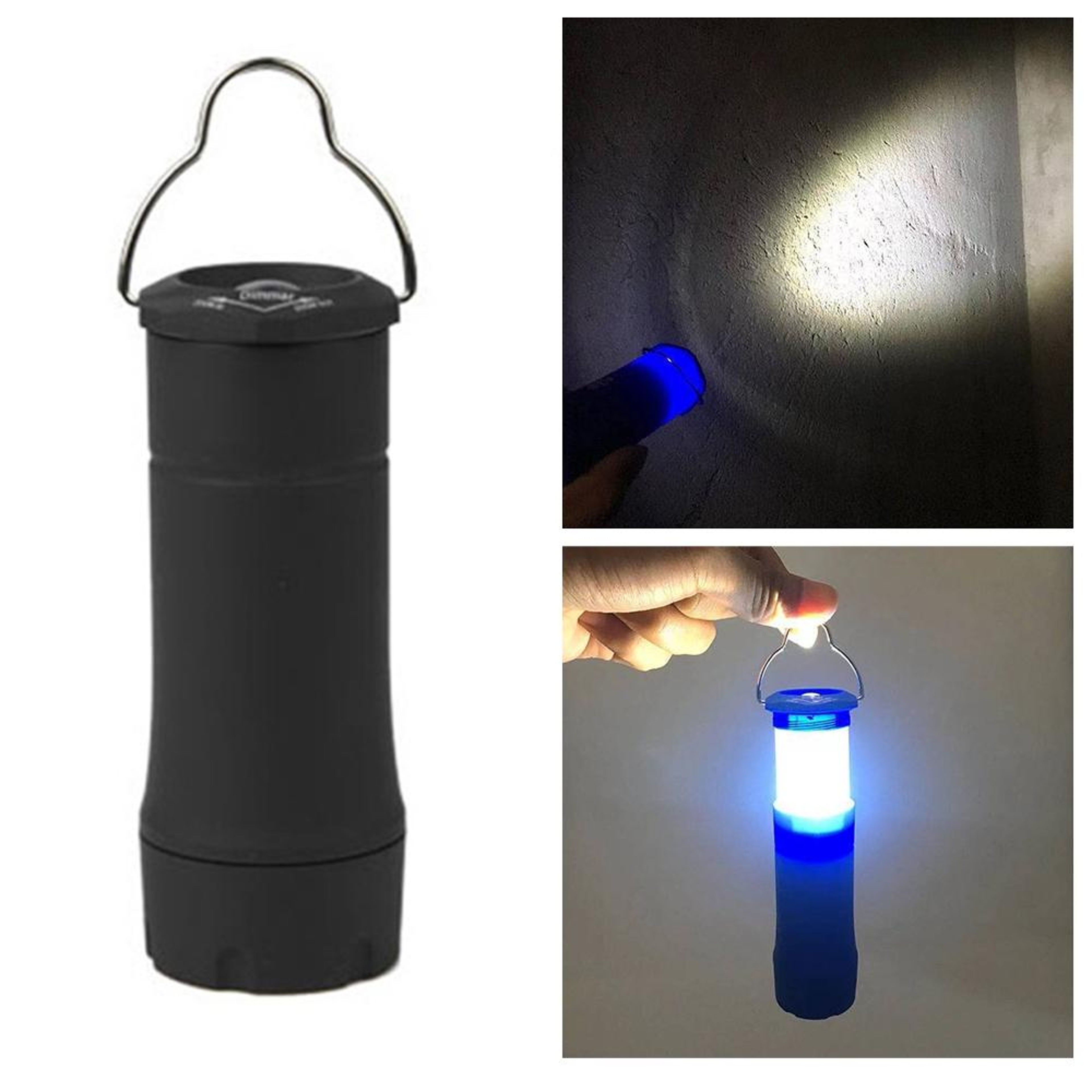 Ultra Bright LED Camping Flashlight Torch With Telescopic Lantern  Pocket Clip 2
