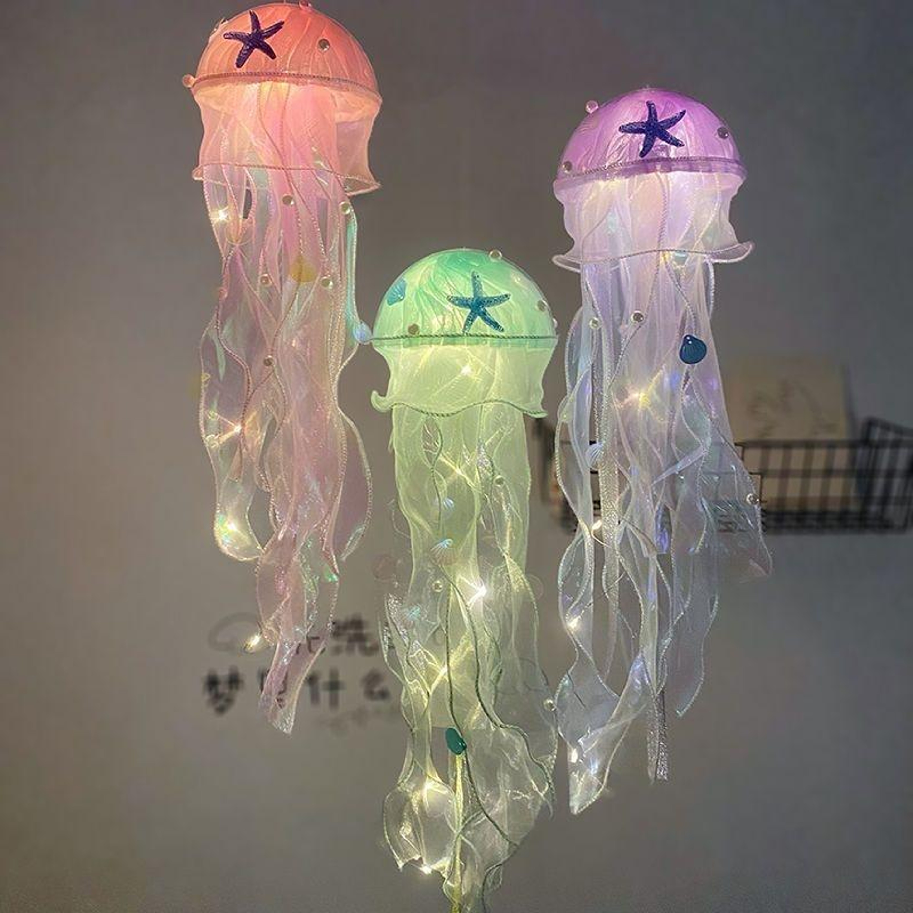 Jellyfish Lamp LED Night Light for Bedroom & Ambient Room Decor – view 4