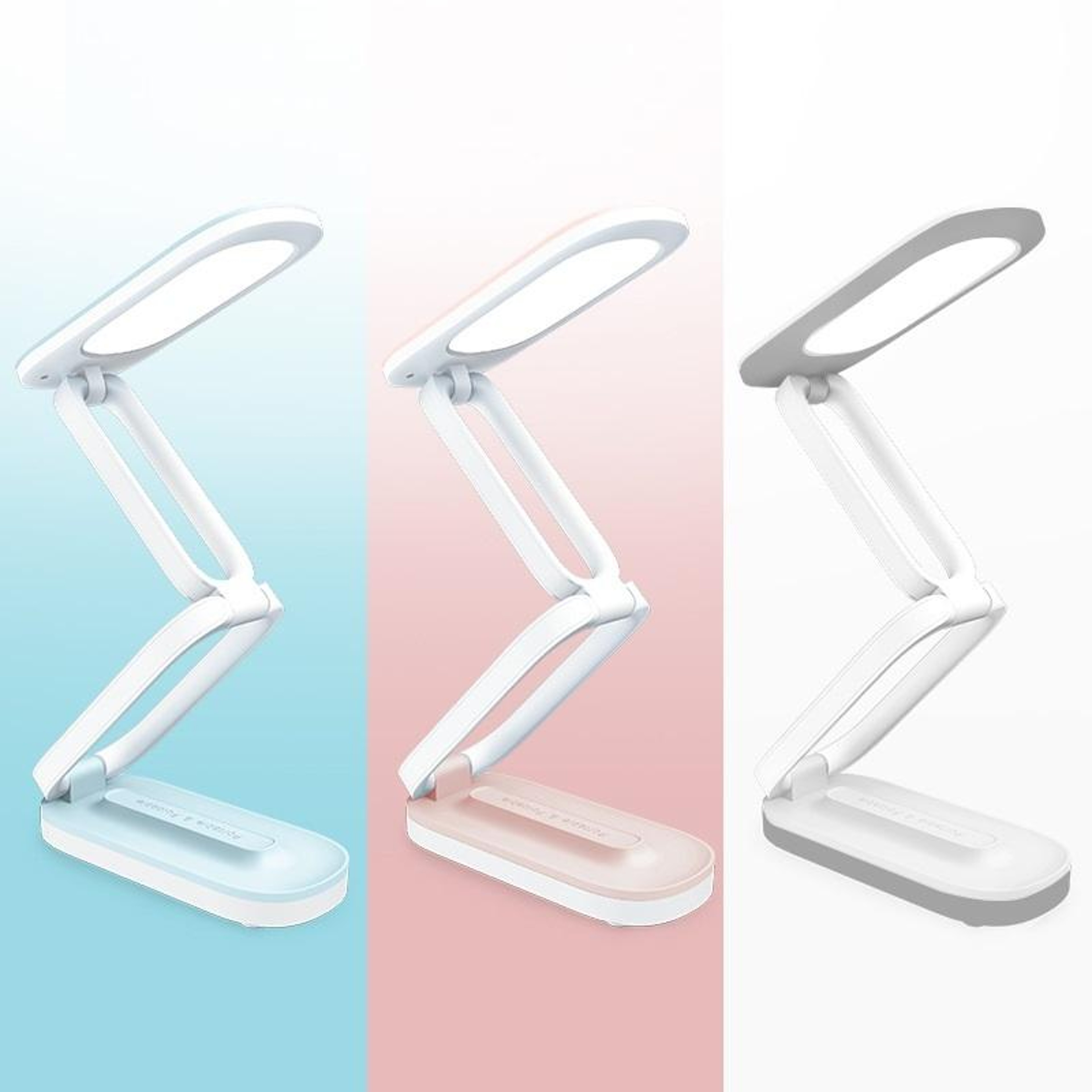 Portable LED Desk Lamp With USB Rechargeable Foldable Design  Eye Protection Light 1