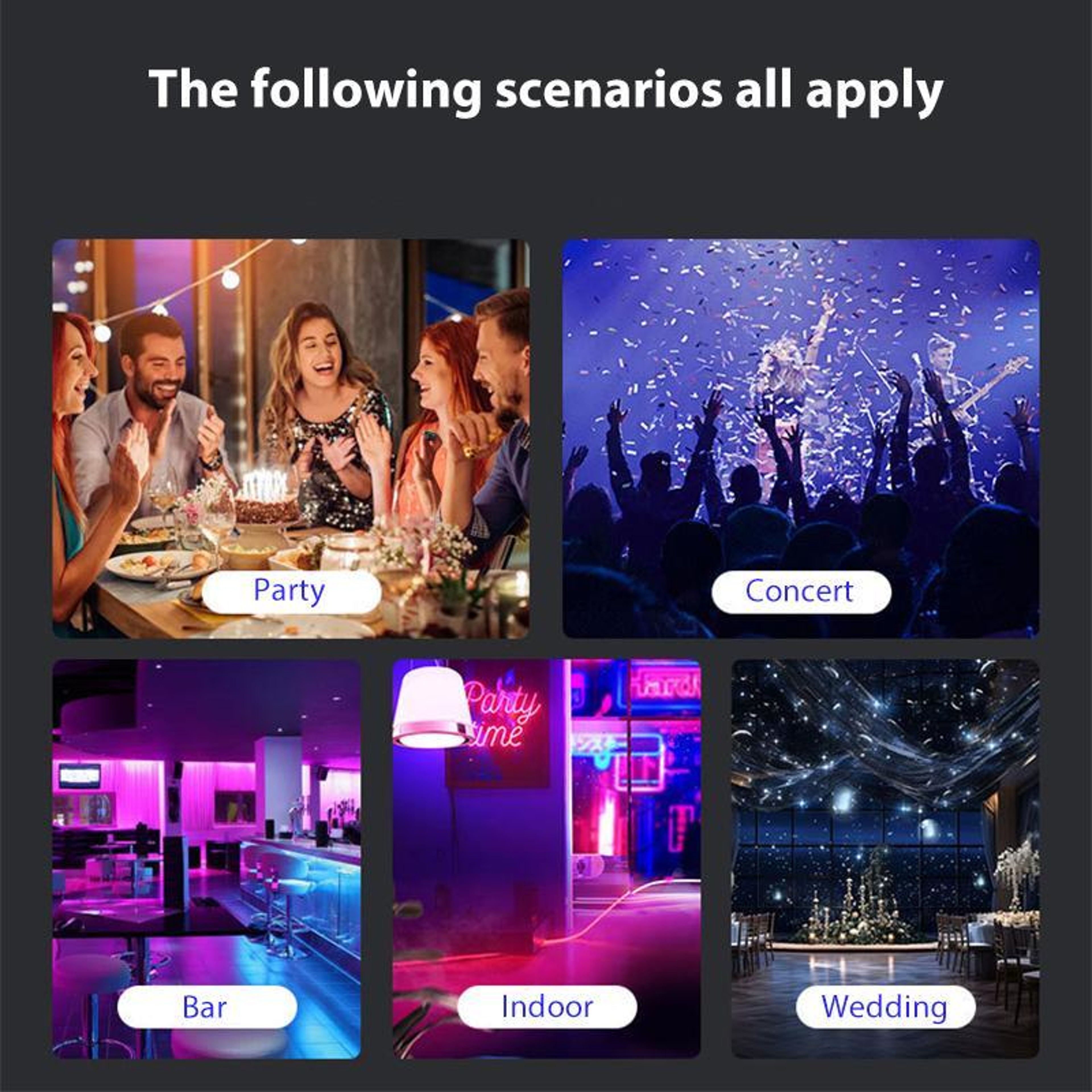 AuroraGlow Galaxy Projector Night Light With Bluetooth Speaker  Remote Control 9