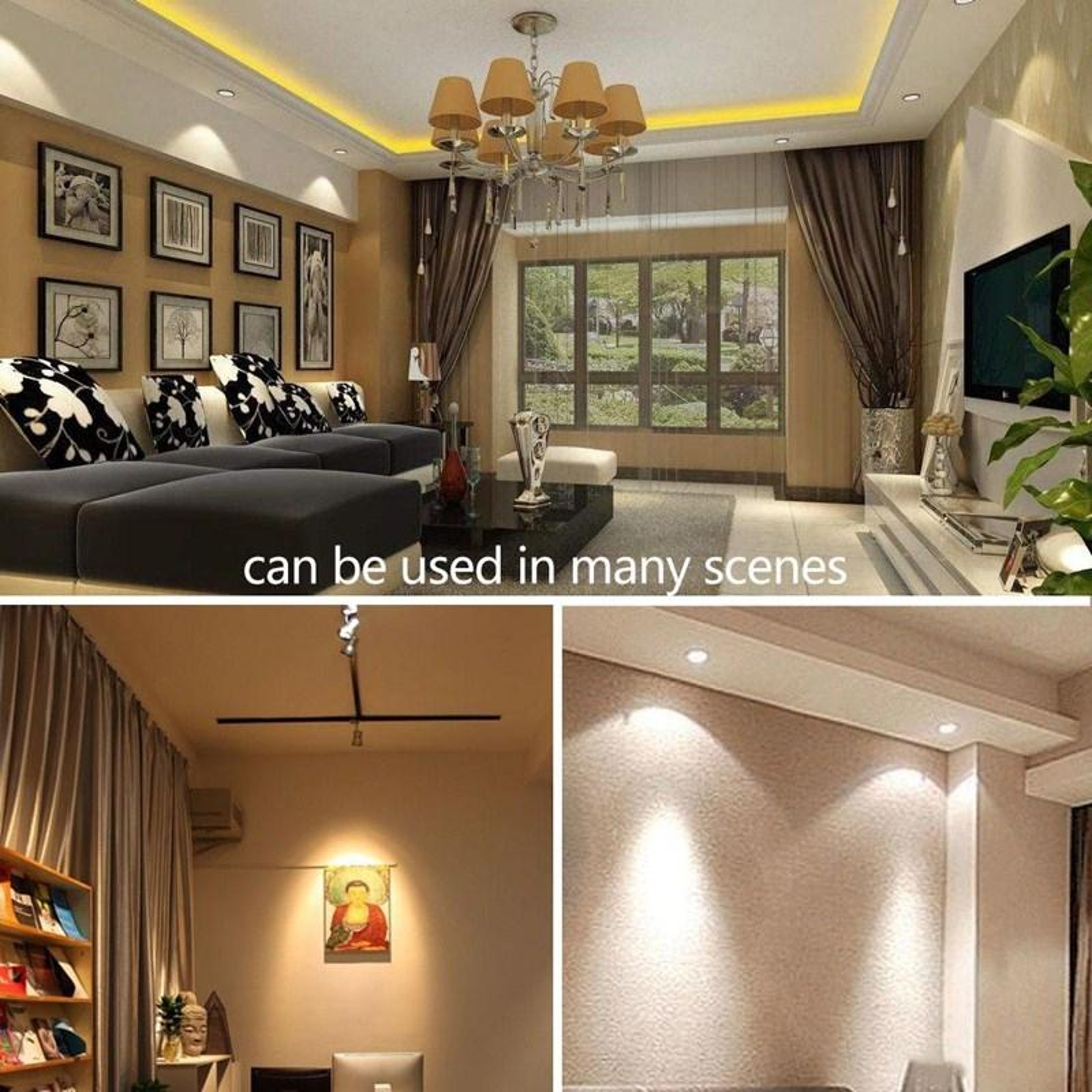 LED Spotlight 6W Warm White Energy Saving Bulb For Home  Office Lighting 1