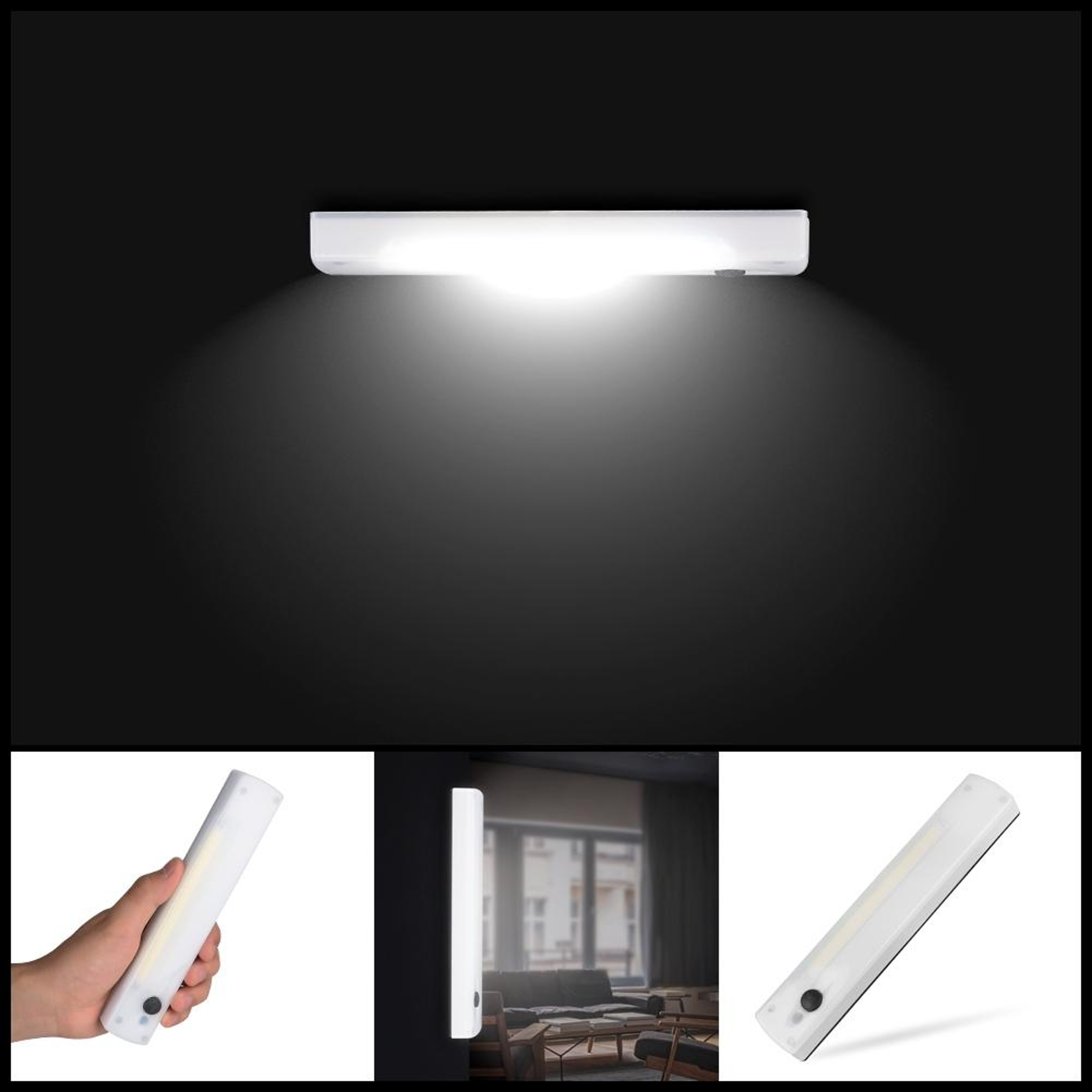 Magnetic COB LED Night Light Switch Set For Closet Hallway  Emergency Lighting 9