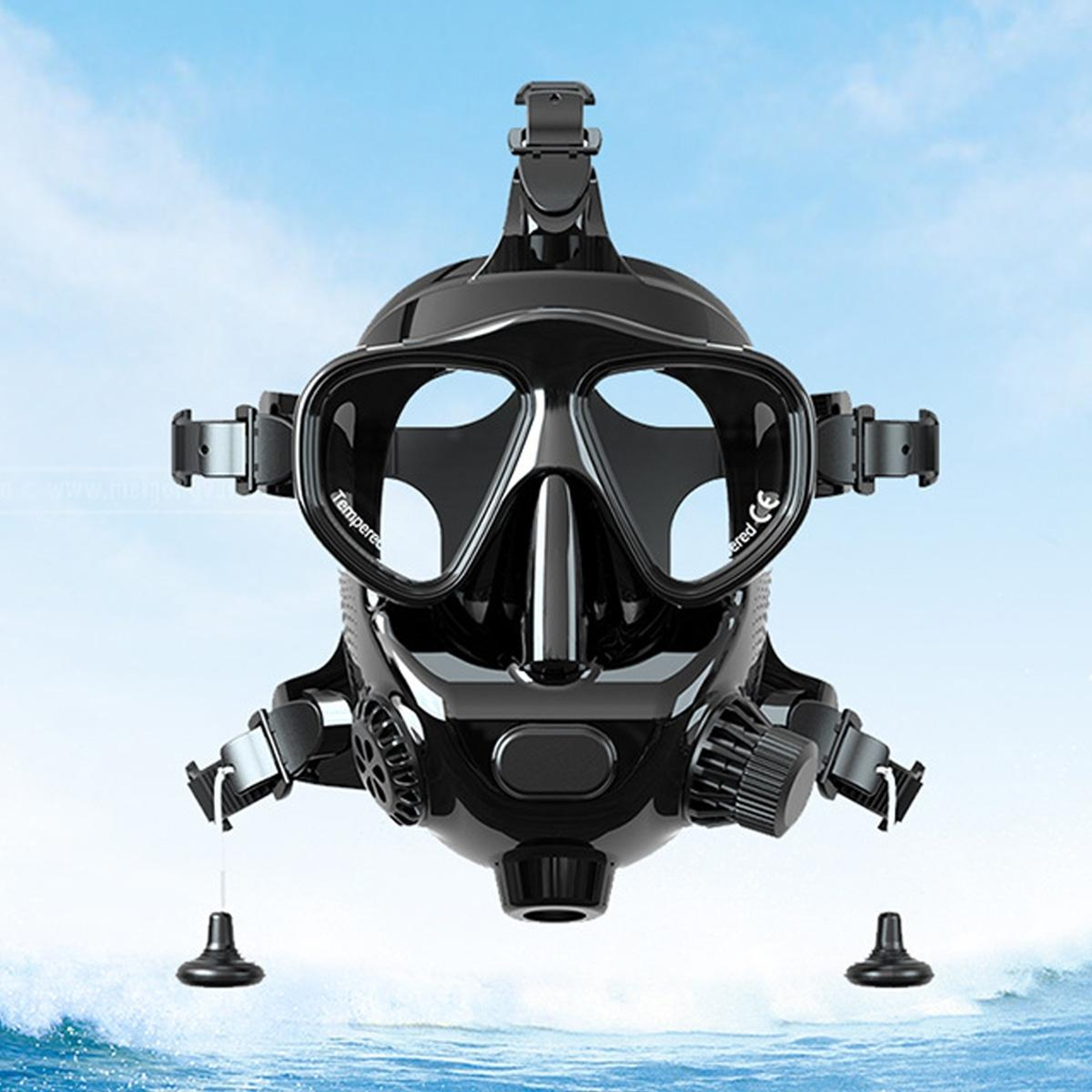 AquaVision Full Face Diving Mask With Action Camera Mount For Snorkeling  Underwater Filming 0