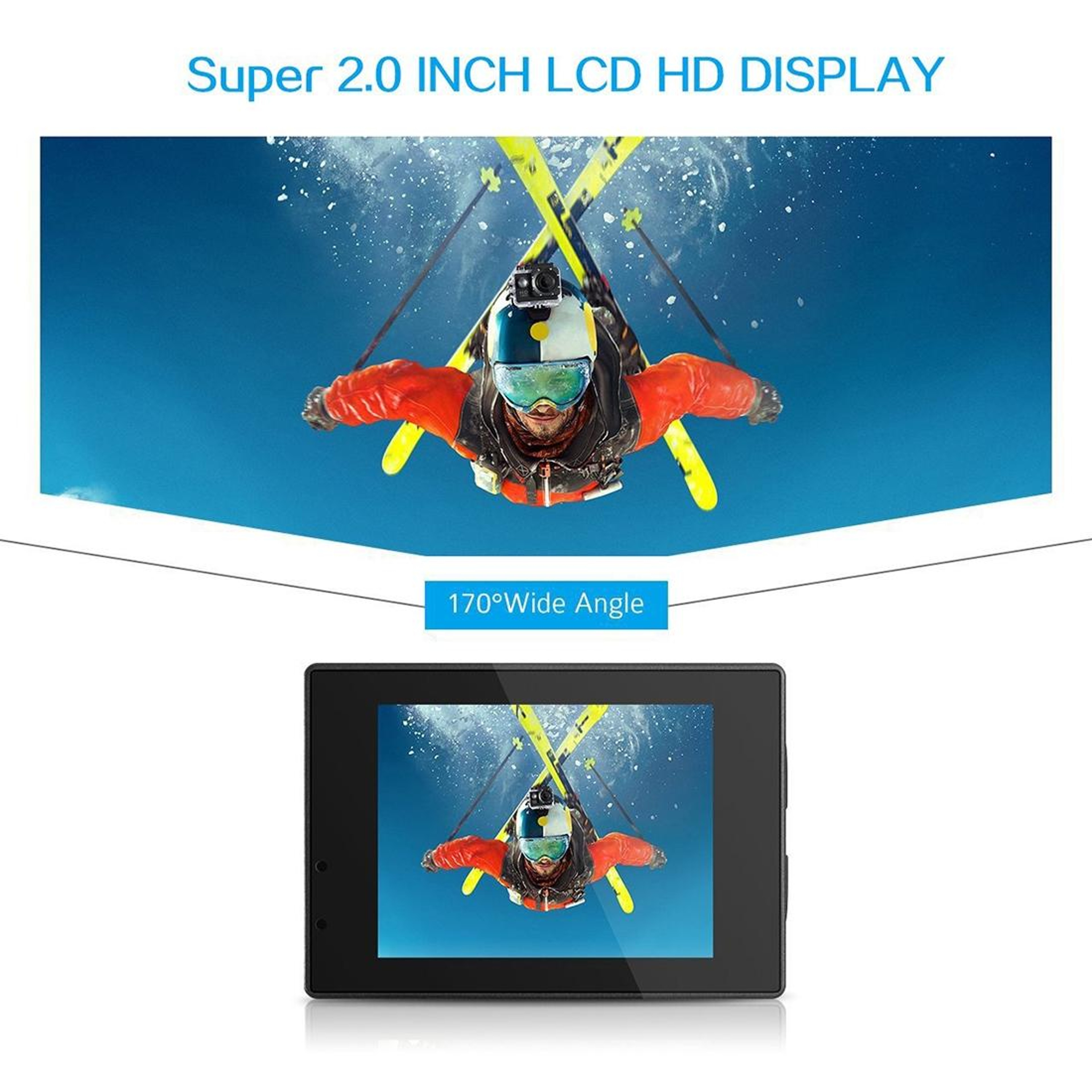 SJ4000 Full HD Action Camera With 30M Waterproof Case  Wide Angle Lens 18