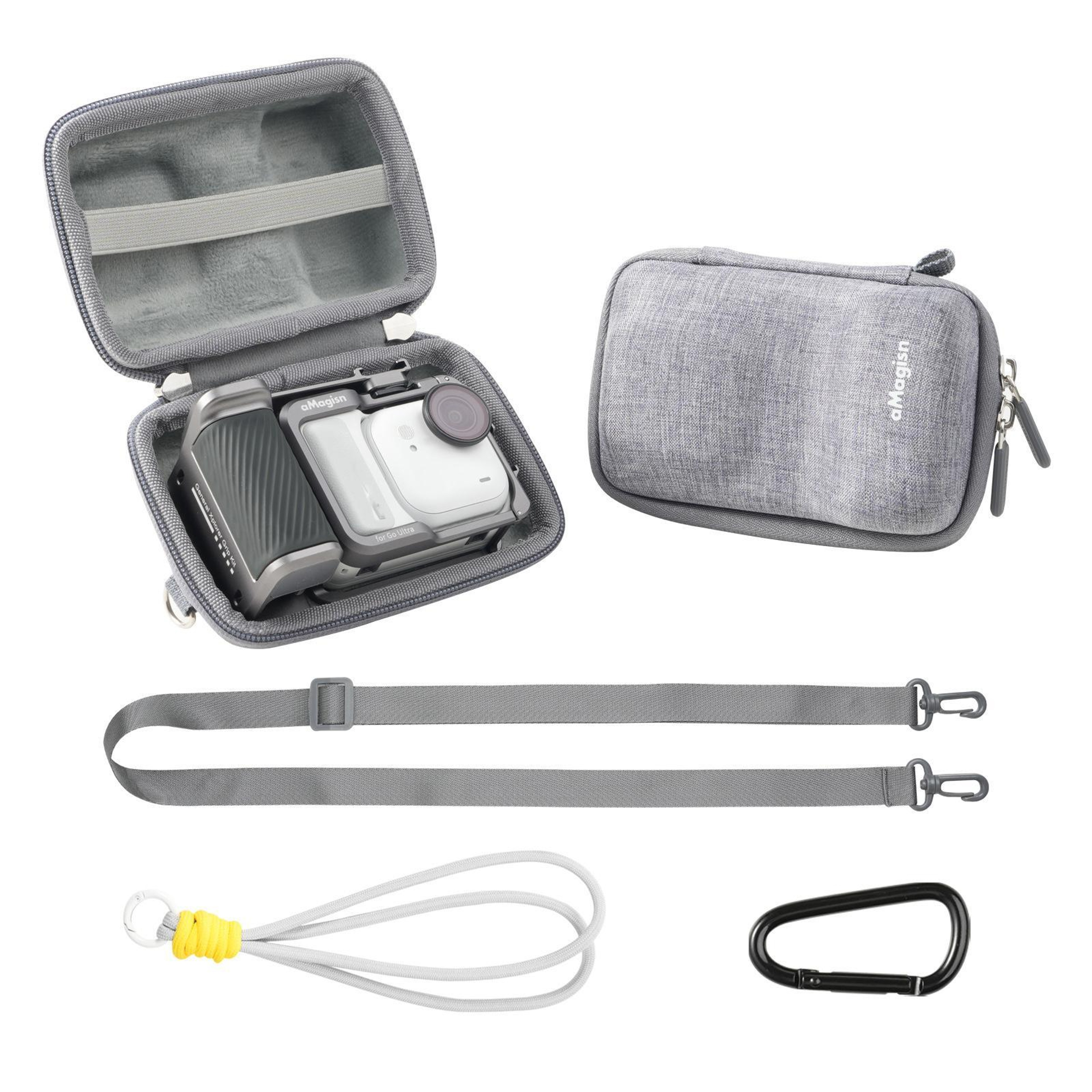 Action Camera Case for GoPro DJI Insta360 with Shoulder Strap – view 1