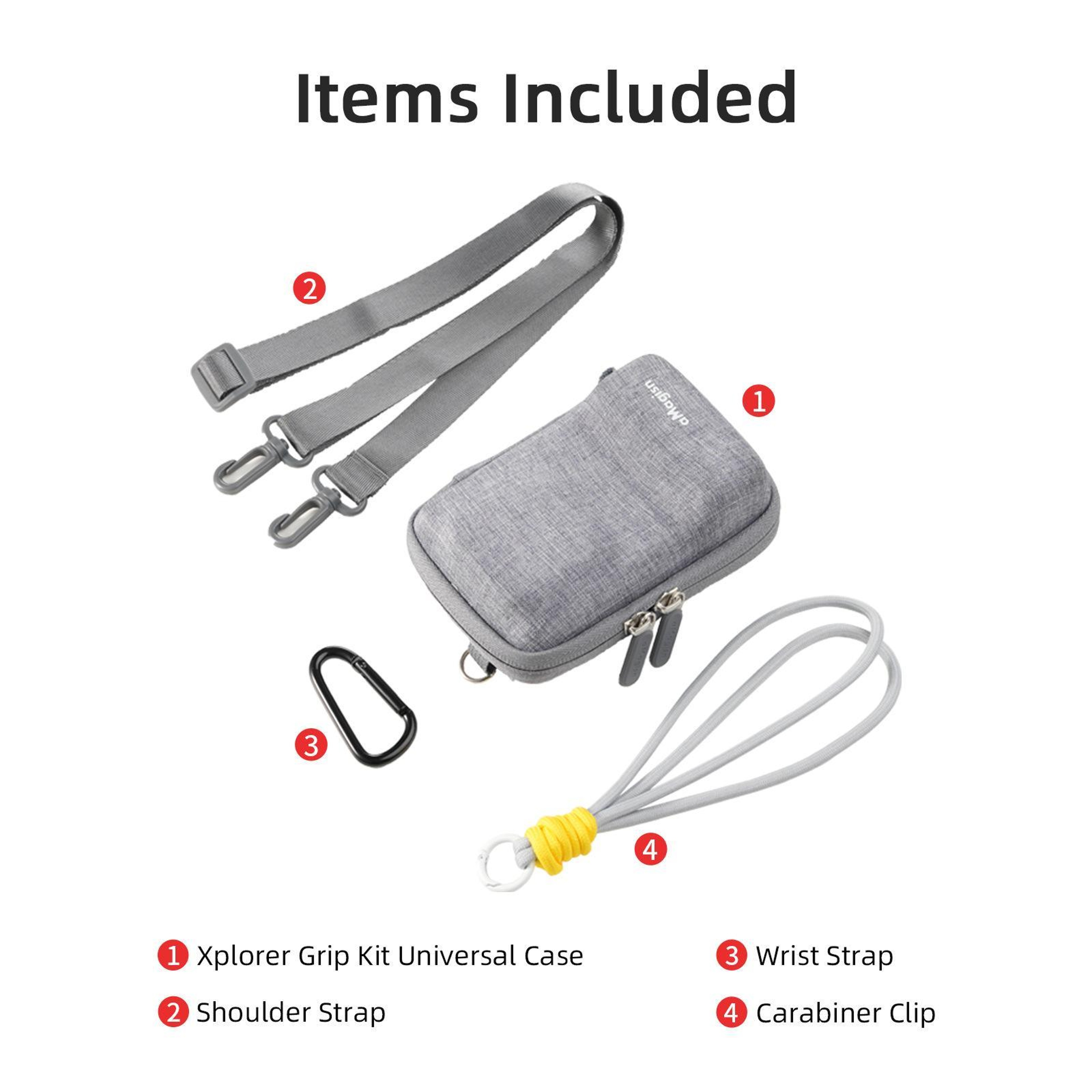 Action Camera Case for GoPro DJI Insta360 with Shoulder Strap – view 4