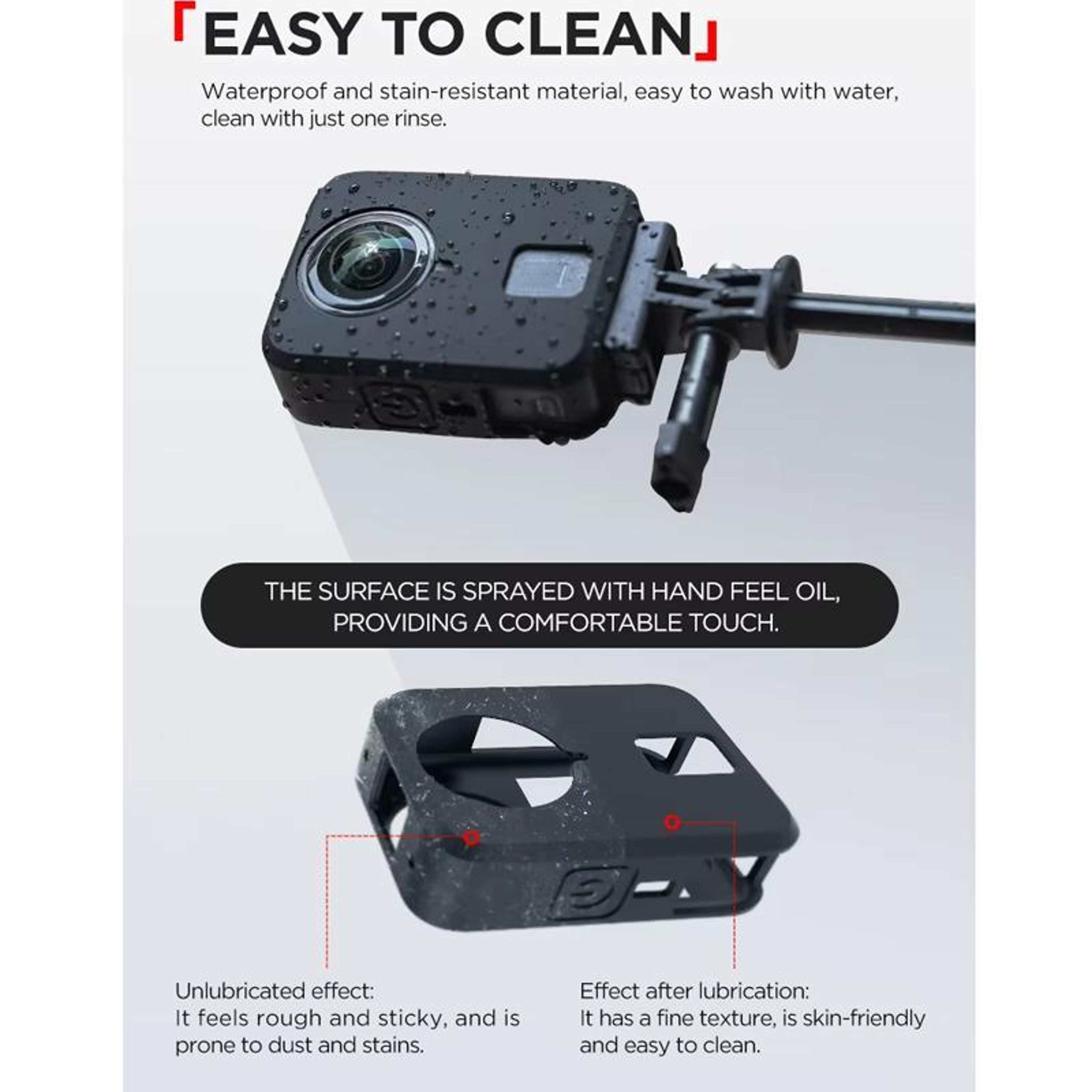 DJI Osmo 360 Silicone Protective Case Shockproof Anti Scratch Full Body Cover – view 8