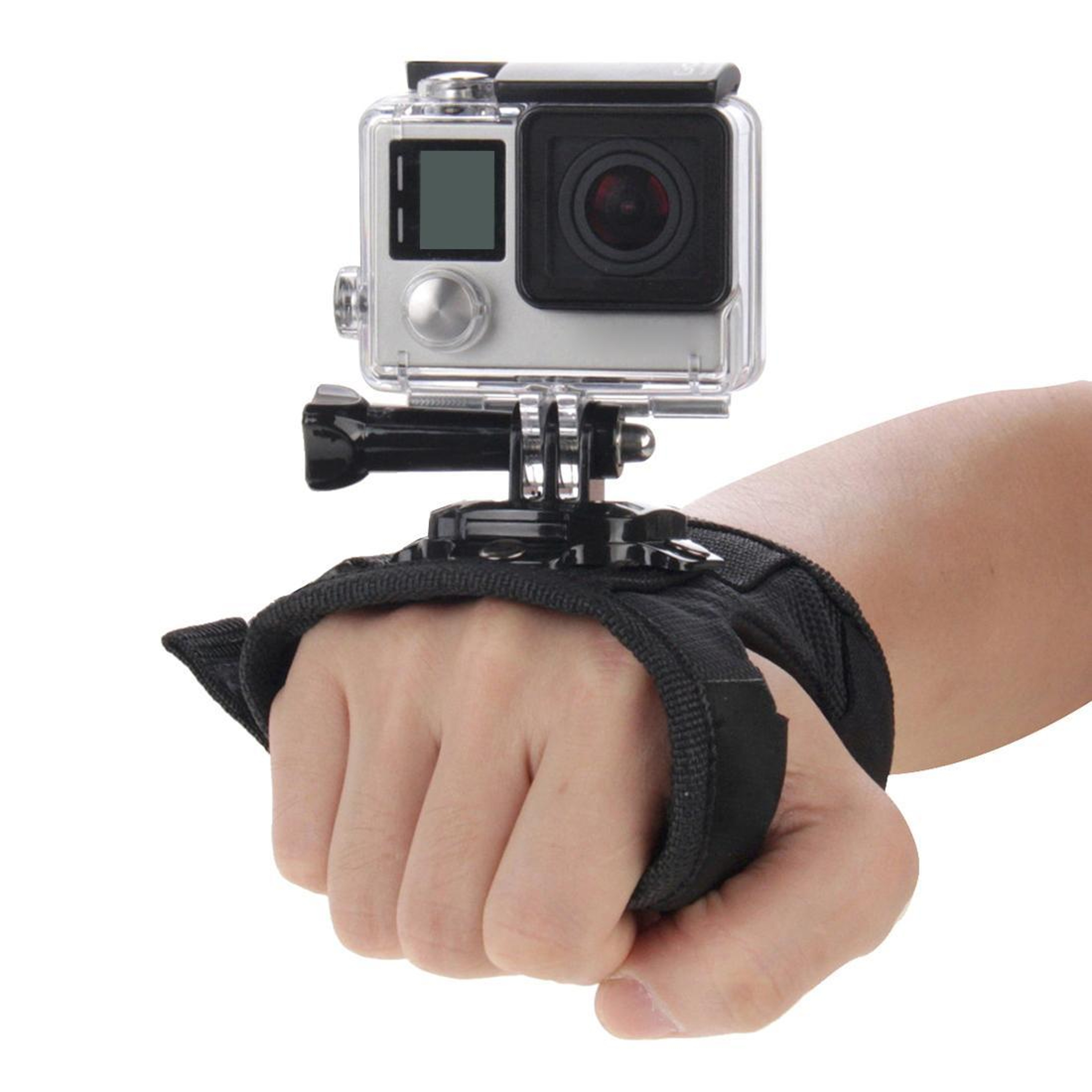 360 Rotating Hand Strap Mount For GoPro Insta360  DJI Action Cameras 5