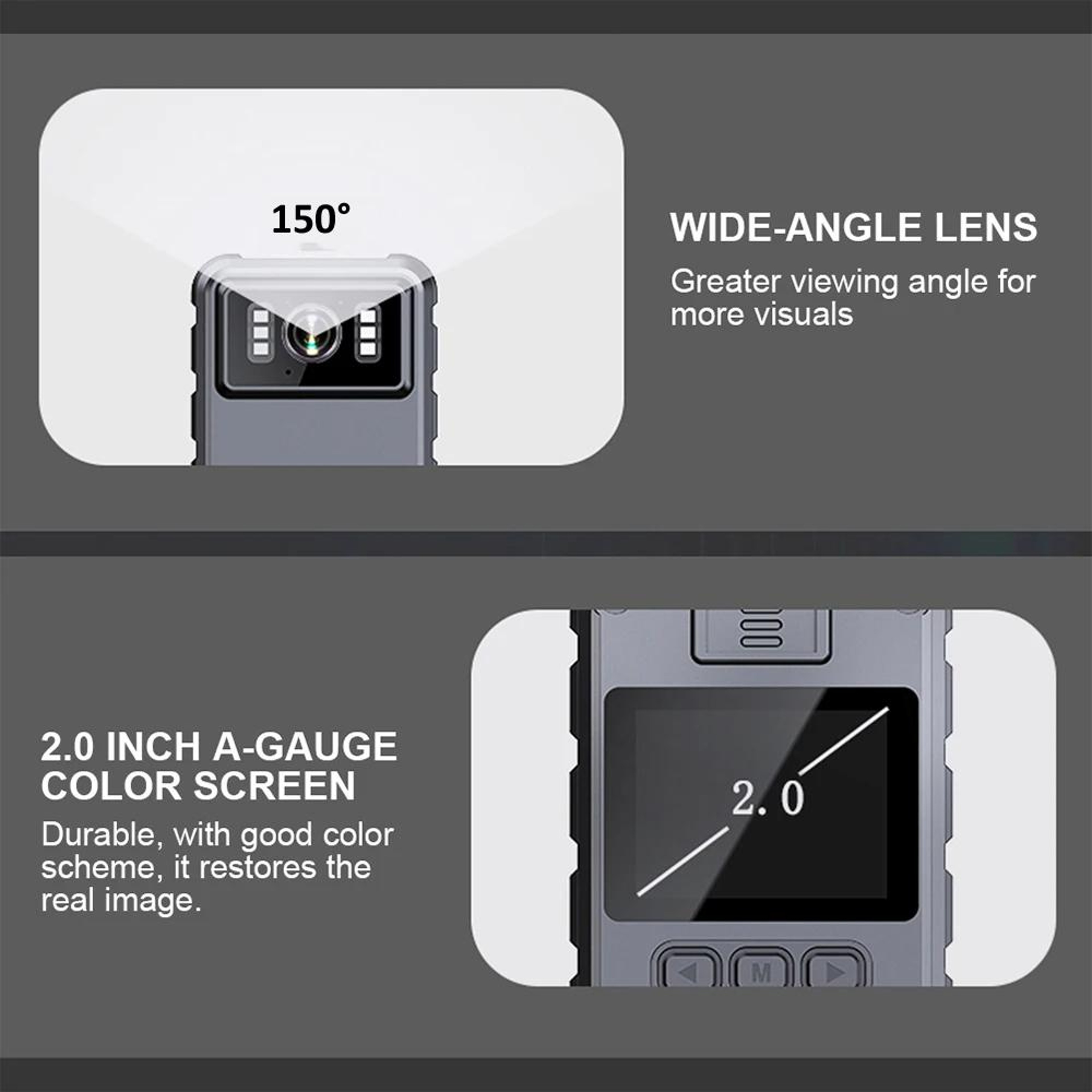 L9 Body Camera 1080P Waterproof Mini Video Recorder With Night Vision  Wide Angle Lens 9