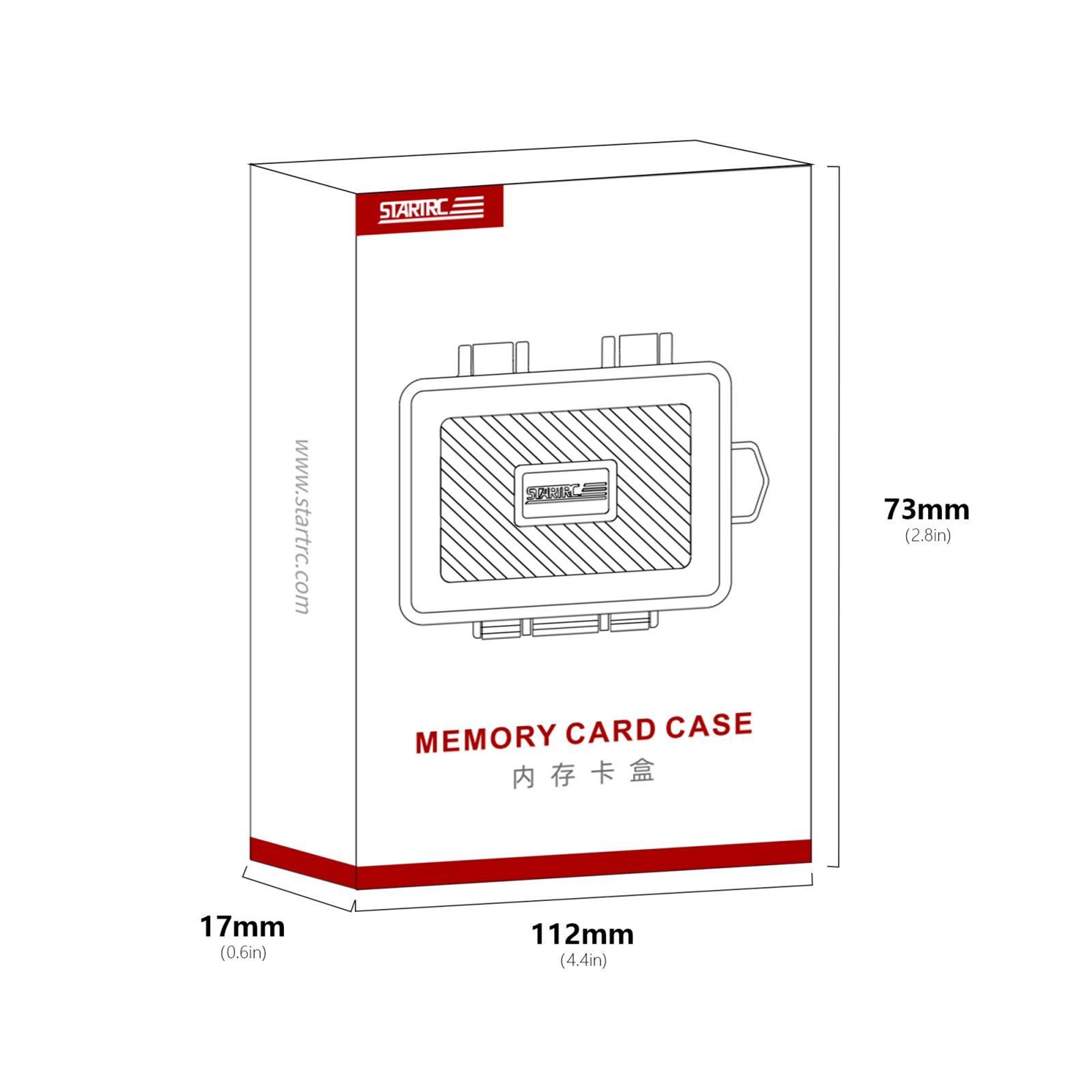 Waterproof Memory Card Case for SD TF Cards Compatible with DJI GoPro Insta360 – view 4
