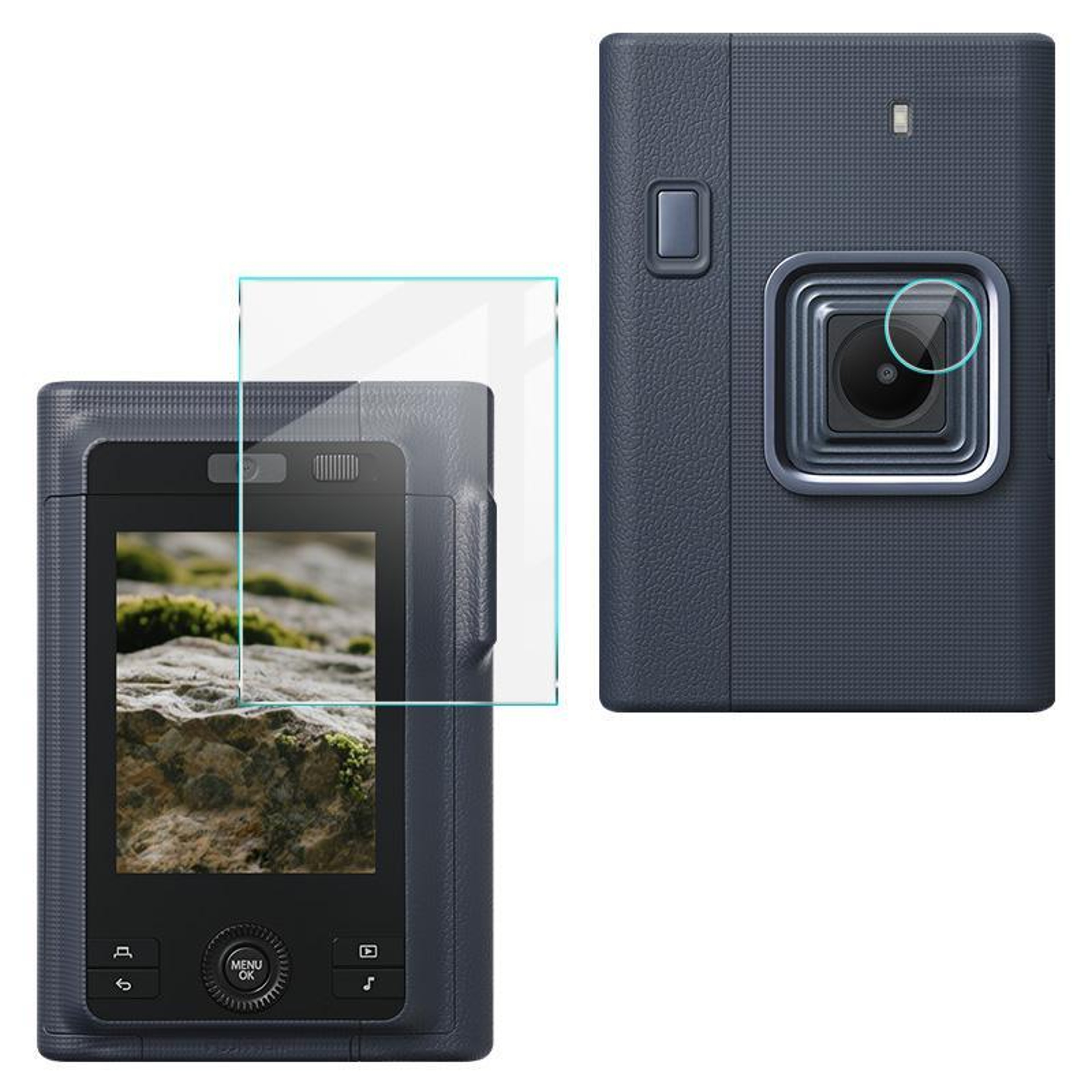 Tempered Glass Screen Protector for FUJIFILM Instax Mini LiPlay with Lens Protection – view 1