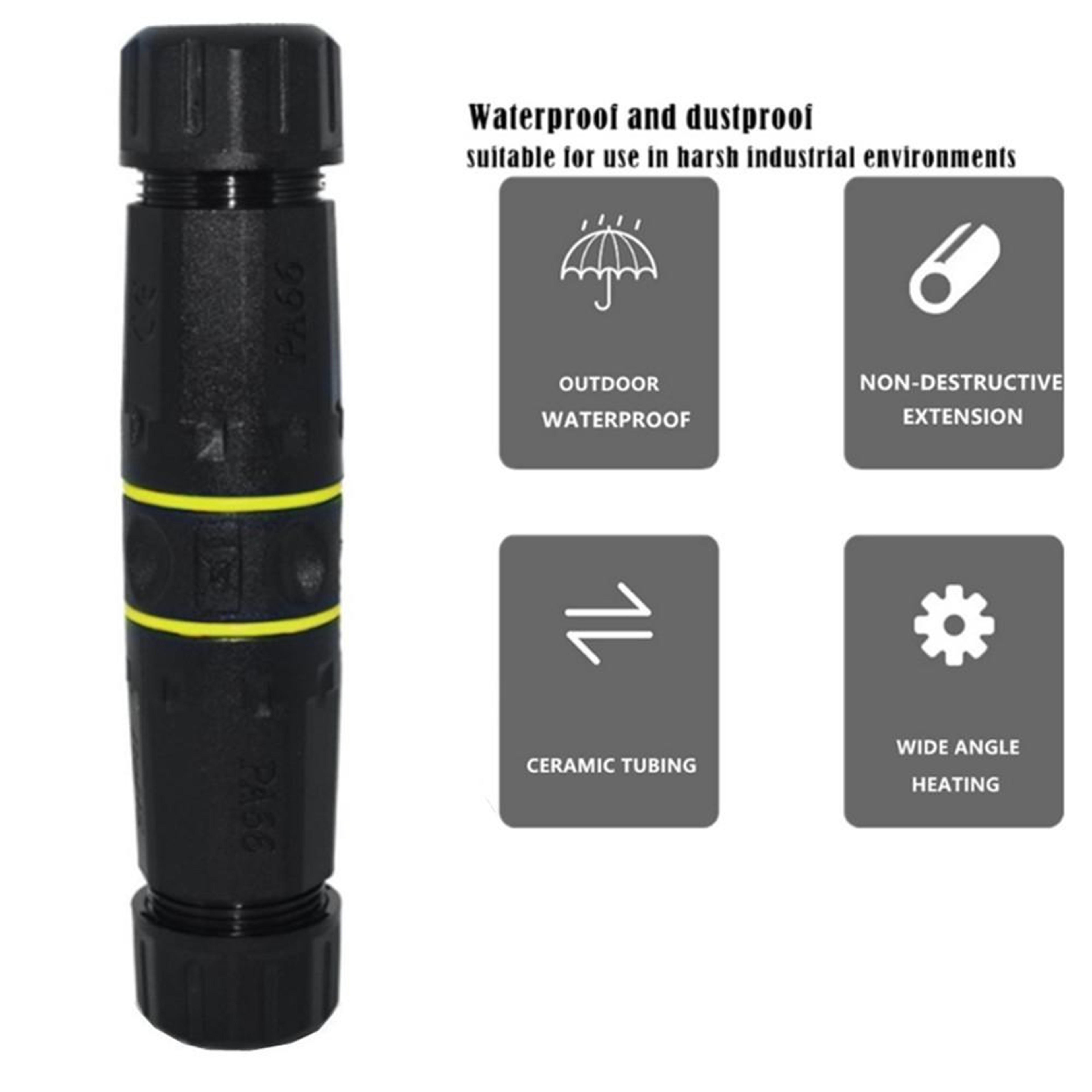 IP68 Waterproof Ethernet Coupler for 10Gbps Outdoor Network Connections – view 7