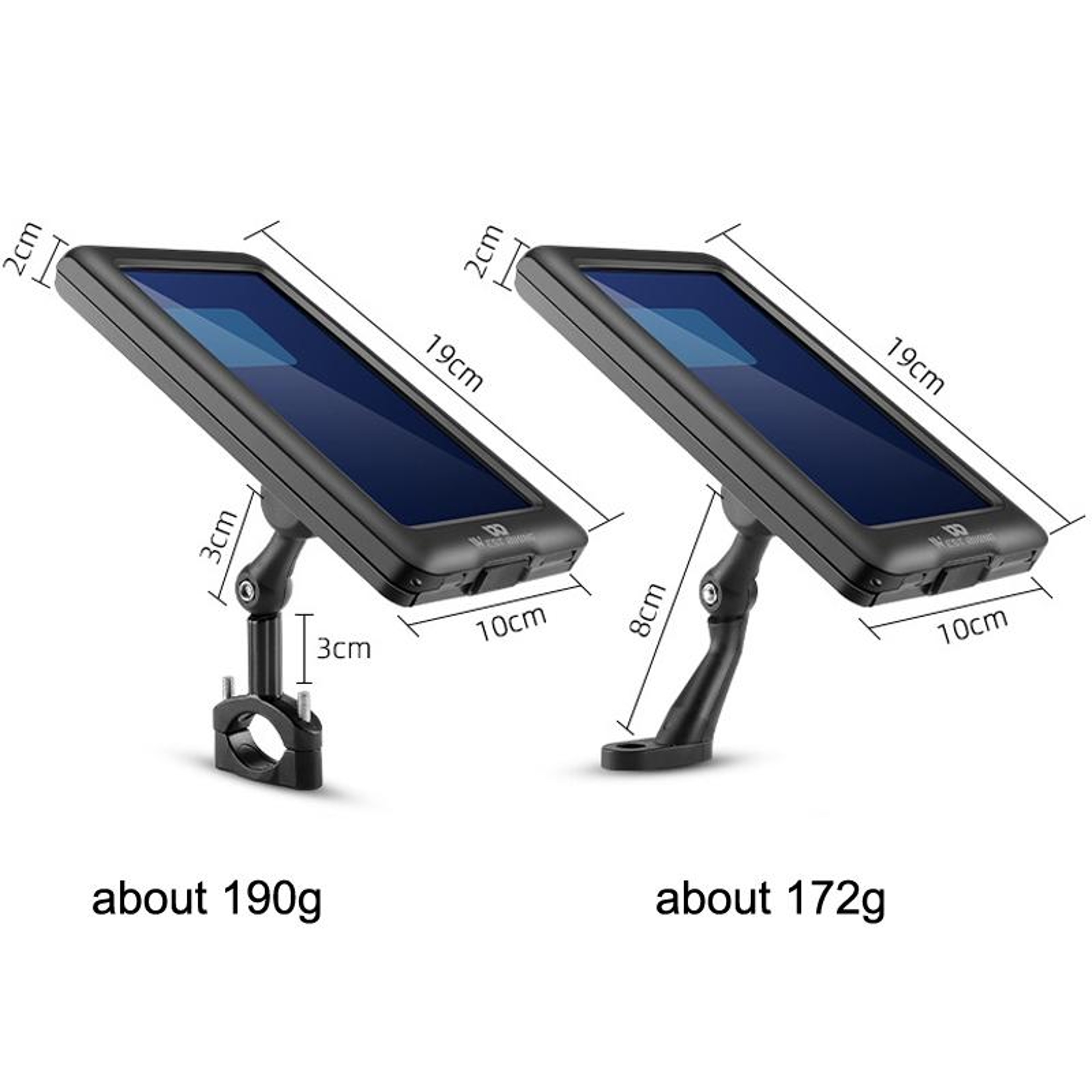 Bike Phone Mount Waterproof Shockproof Handlebar Holder For Bicycles  Motorcycles 5