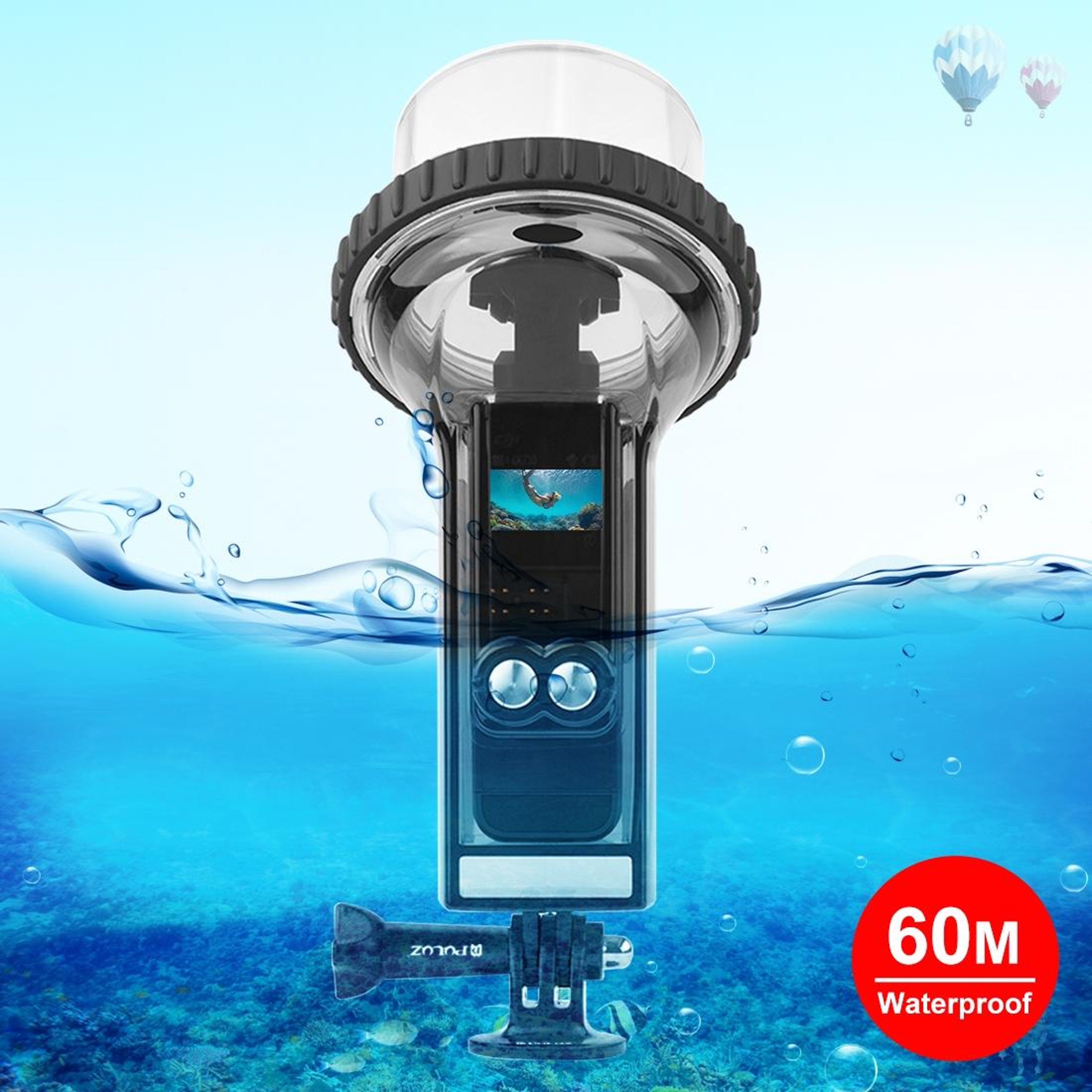 DJI Pocket 2 Waterproof Diving Case 60M Underwater Protective Housing – view 8