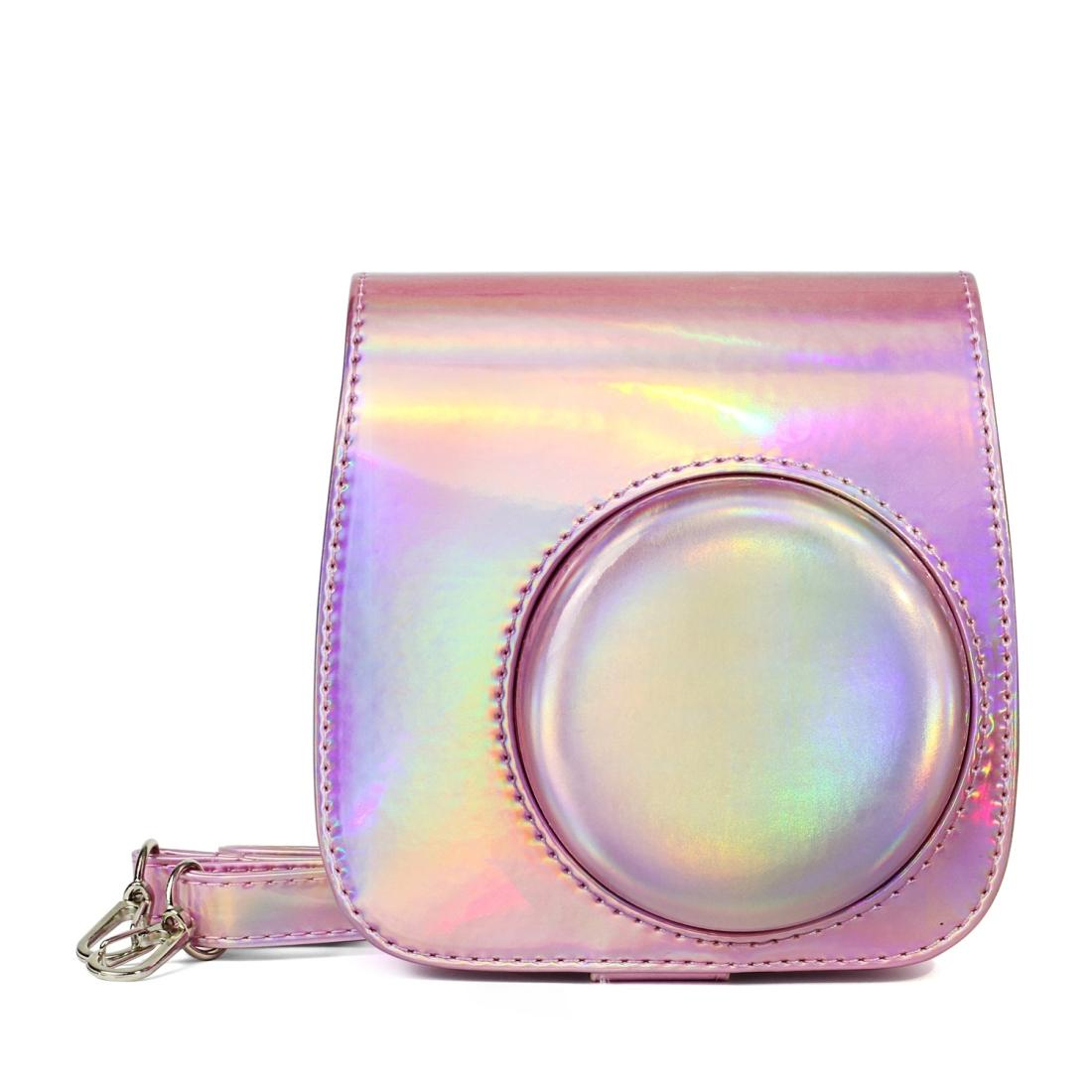 Vintage PU Leather Camera Case for Instax Mini 9 Case with Strap and Photo Pocket – view 2