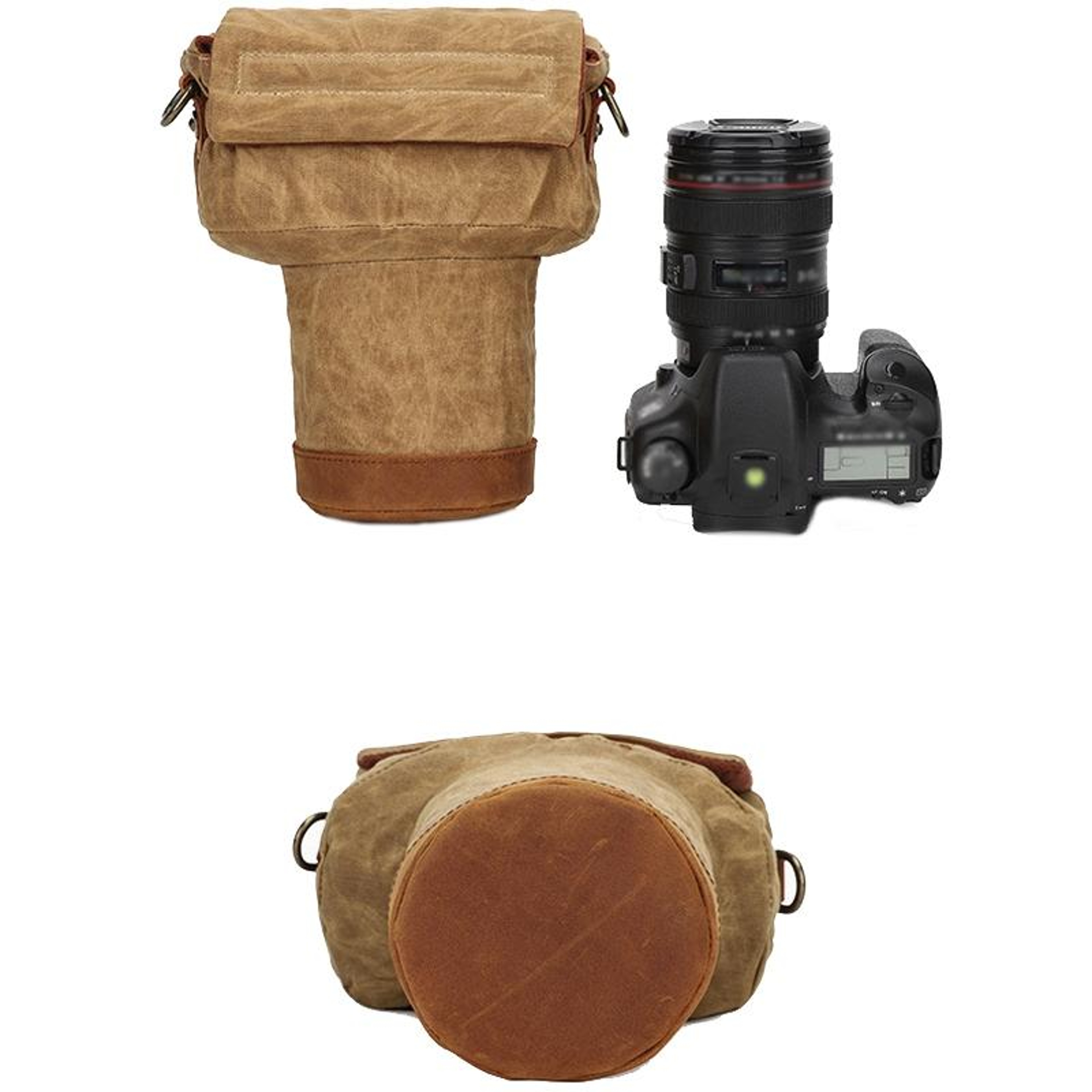 Vintage Waterproof Camera Shoulder Bag For DSLR  Mirrorless Cameras With Shockproof Protection 8