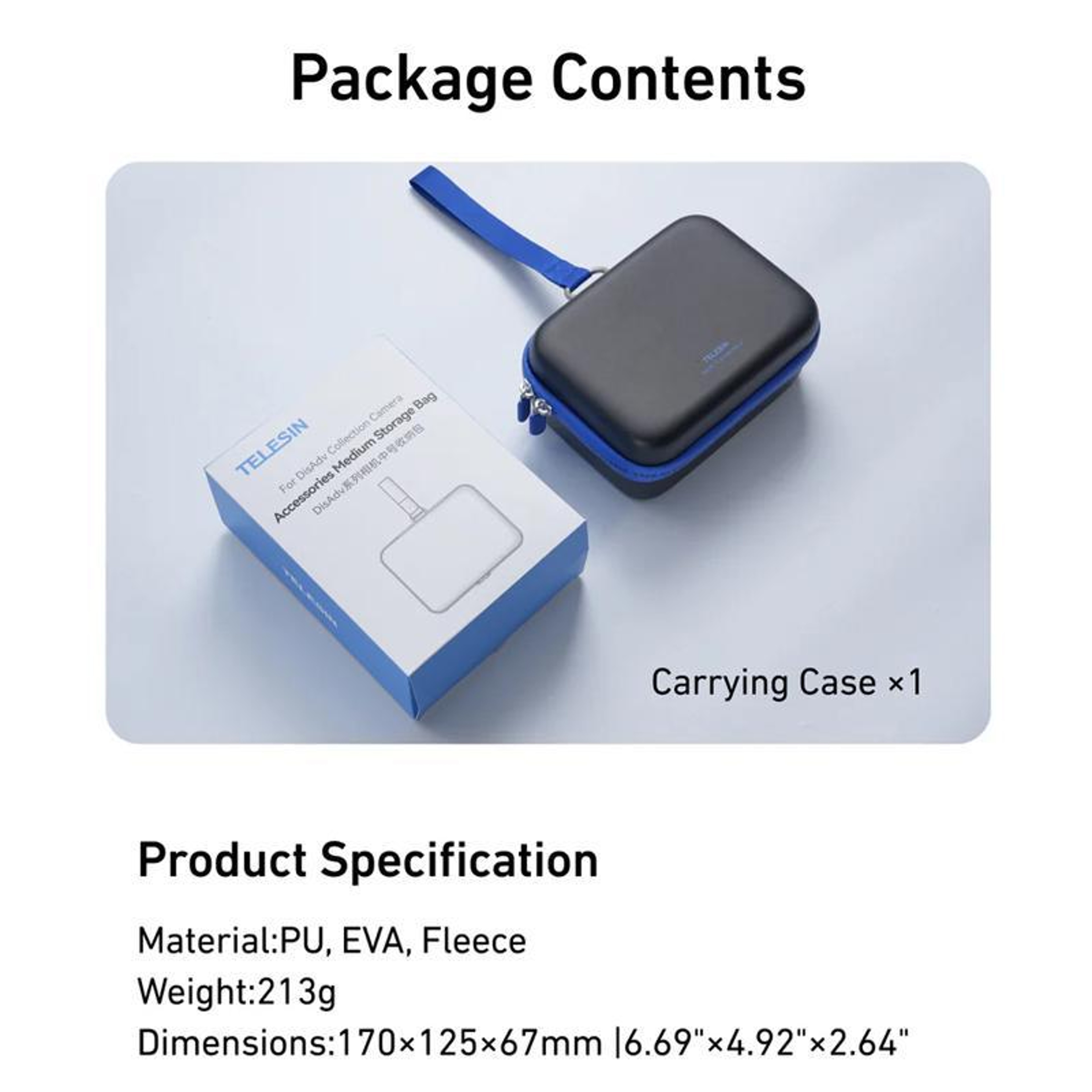 Hard Shell DJI Osmo Action Case for Action 6, 5 Pro, 4 & 3 Accessories – view 10