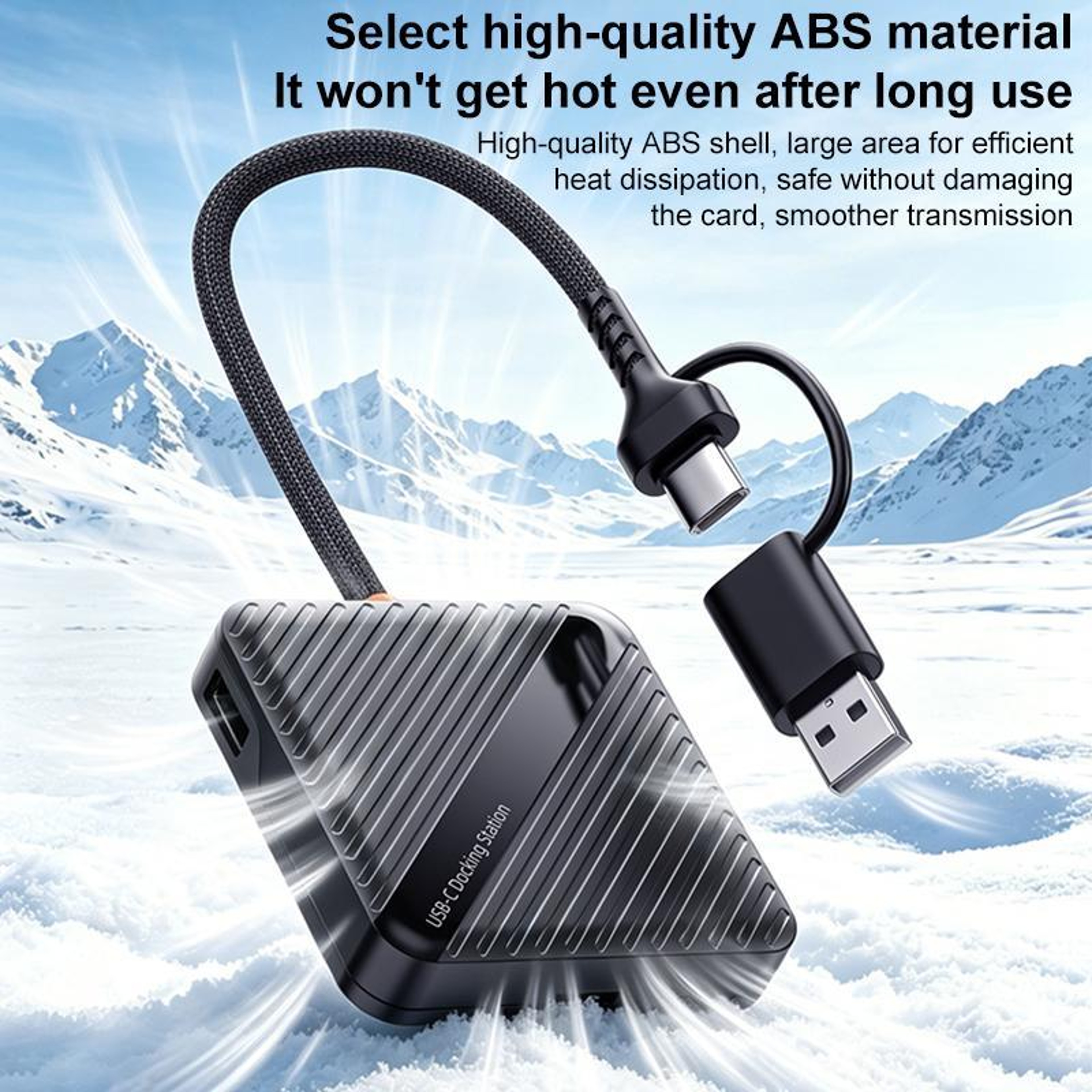 Multifunctional Portable Dual Interface Card Reader & Storage Box – view 8