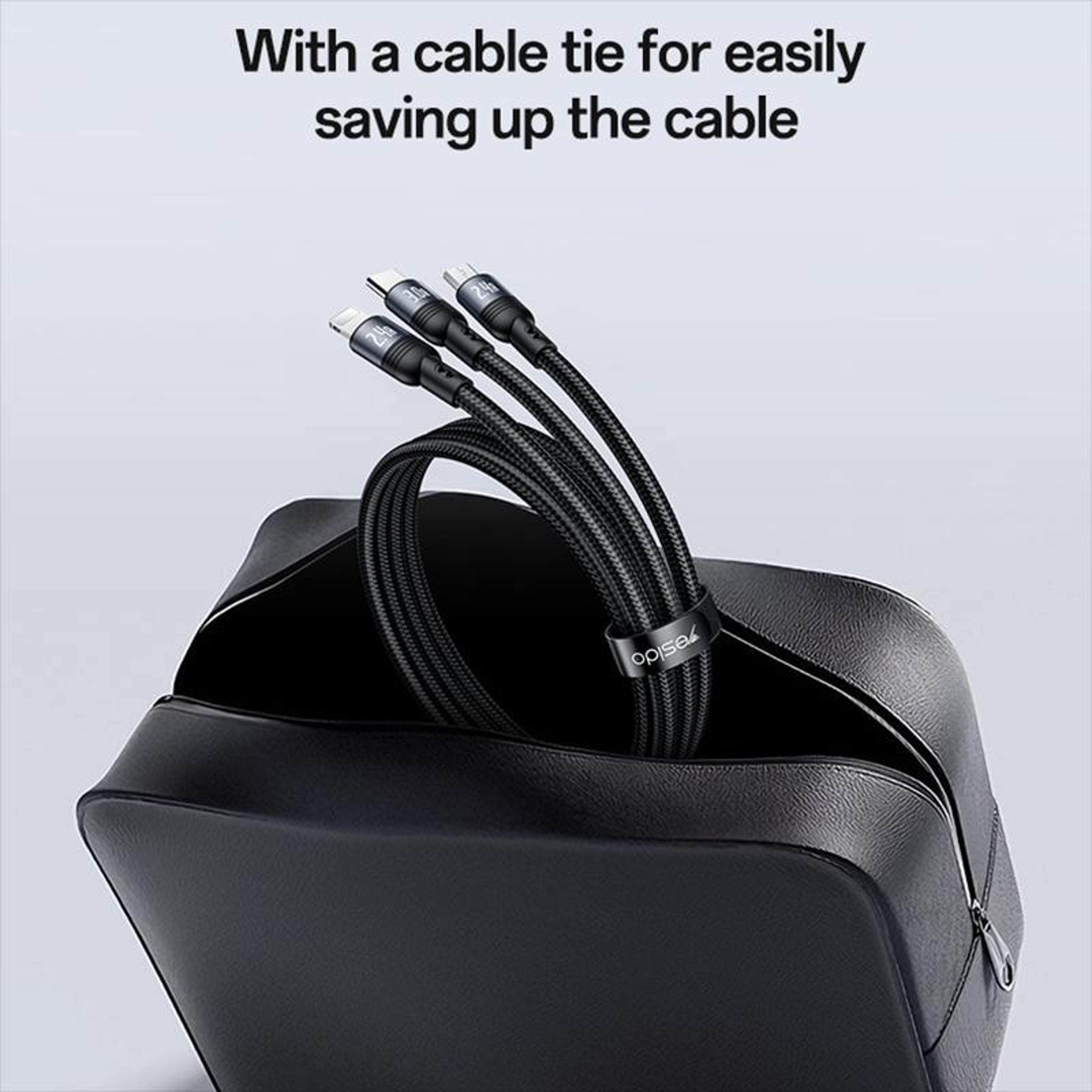 4 in 1 Fast Charging Cable for USB, Type C & Micro USB – view 9