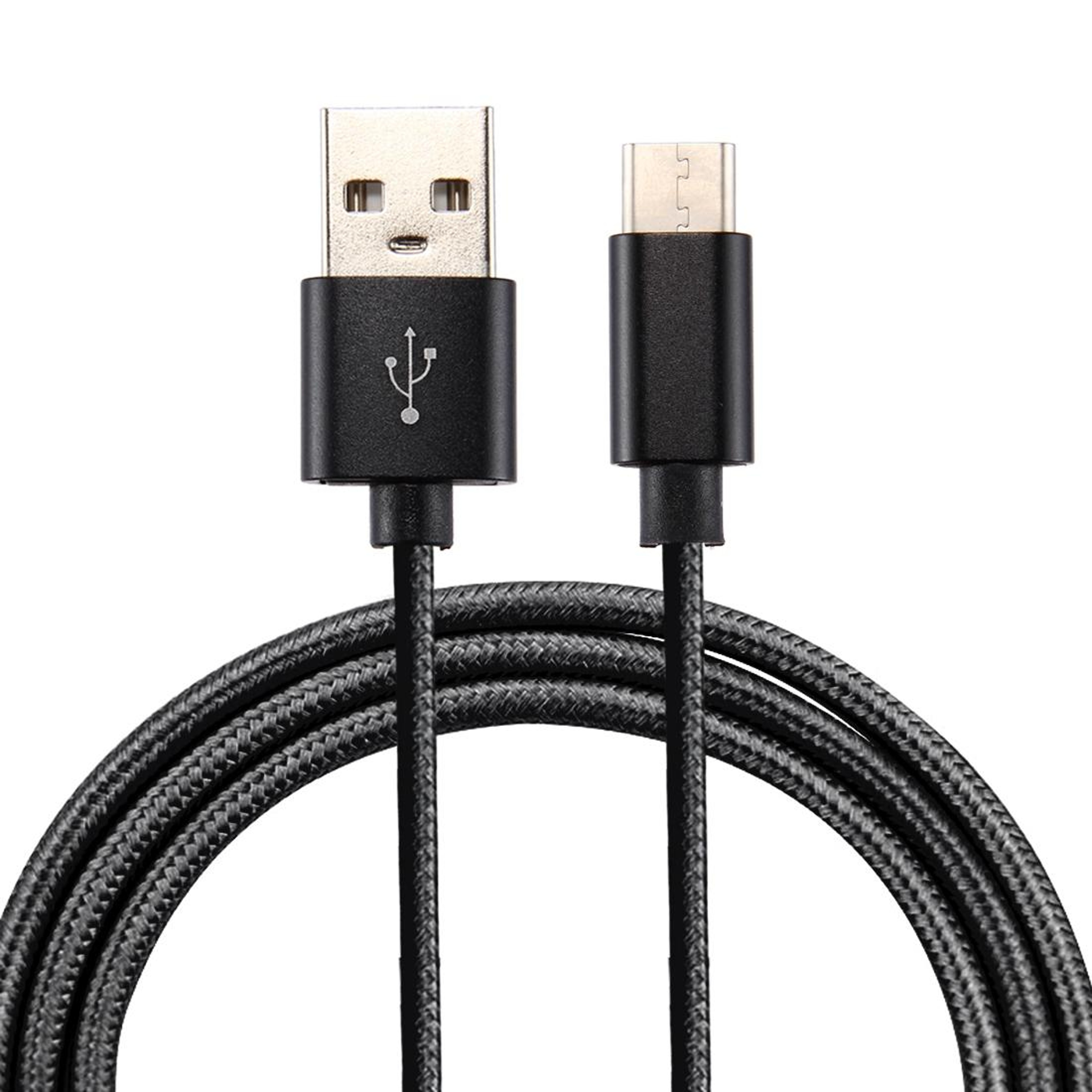 Durable Braided USB C Charging & Data Sync Cable Knit Texture – view 6