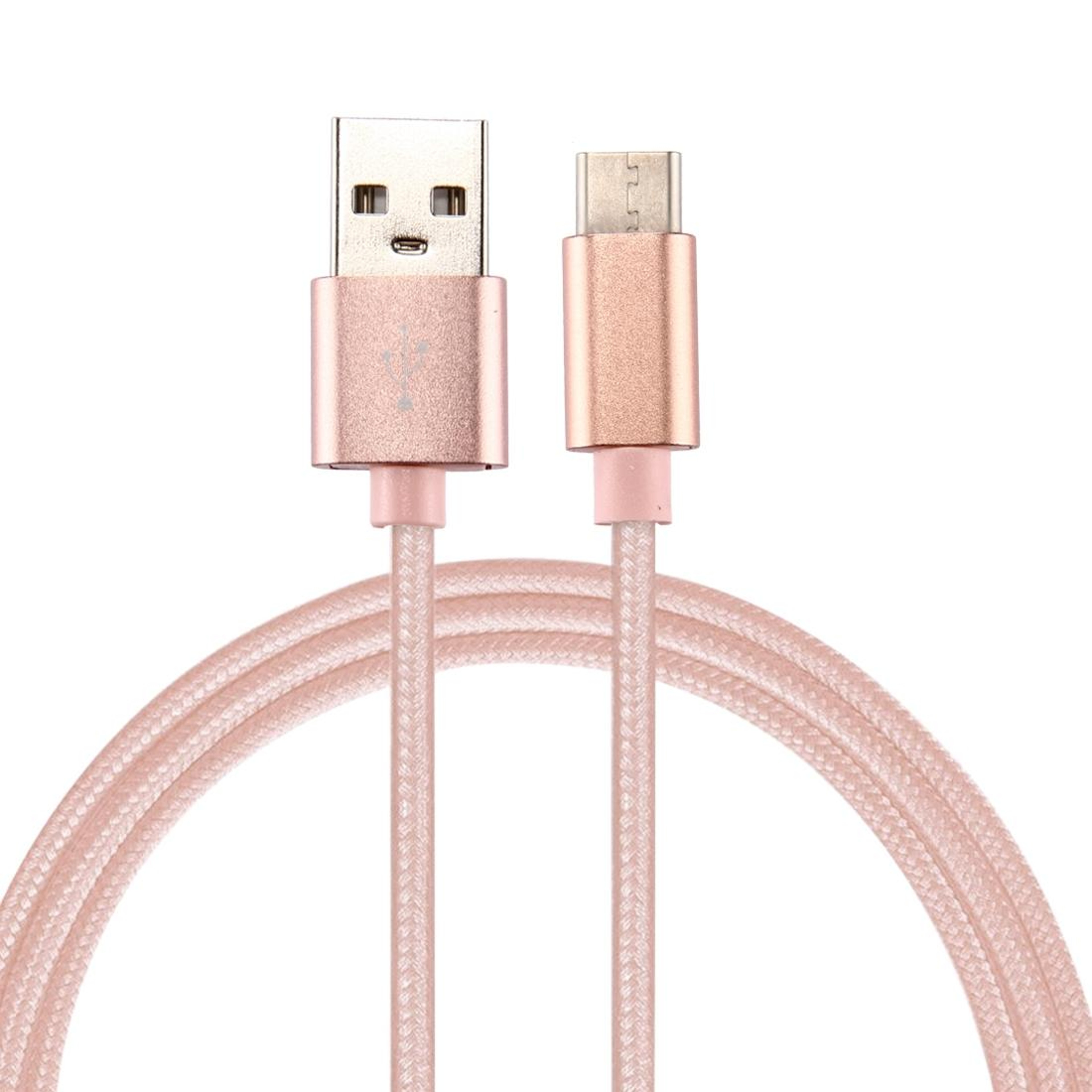Durable Braided USB C Charging & Data Sync Cable Knit Texture – view 9
