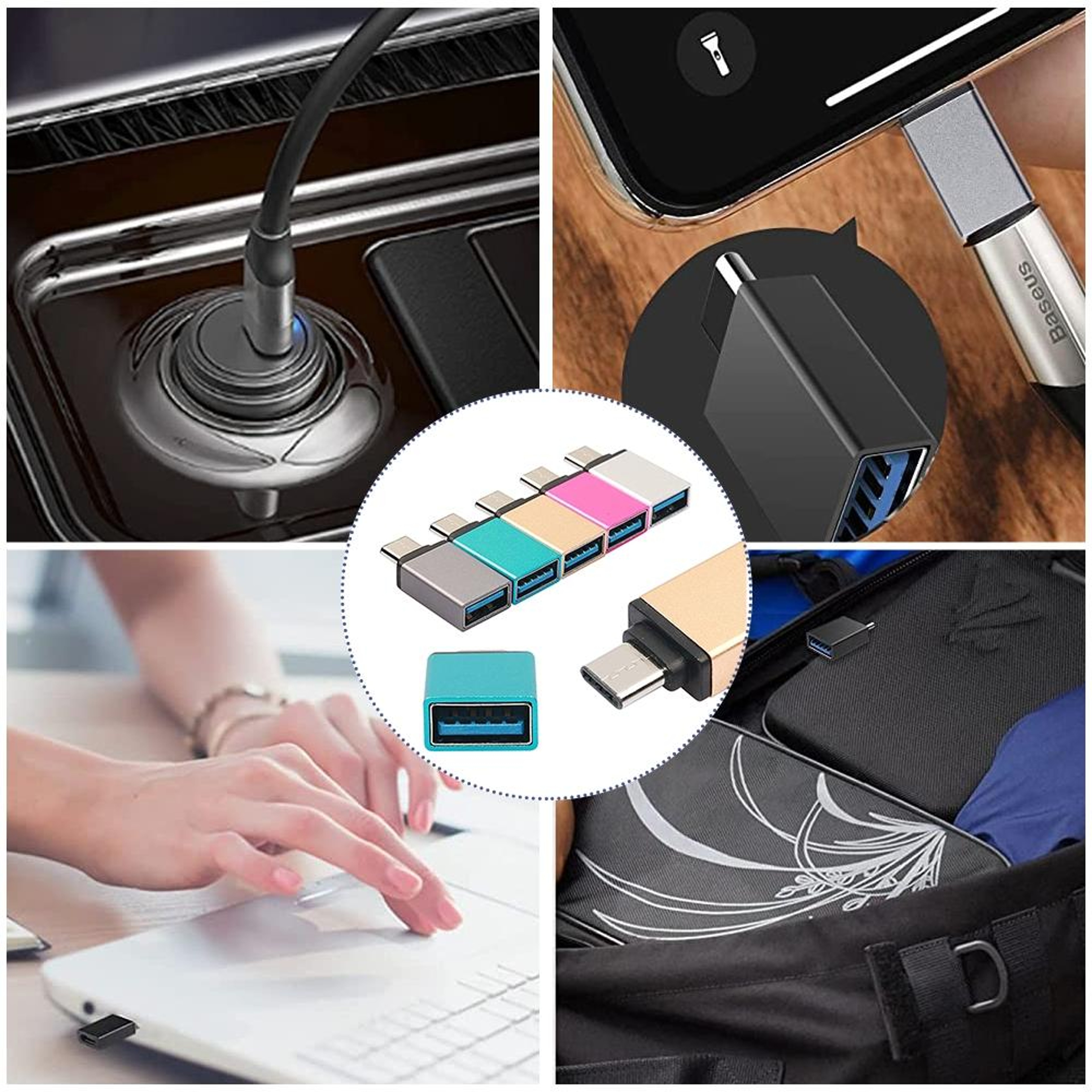 Aluminum USB C Adapter for Fast Charging & Data Transfer – view 7