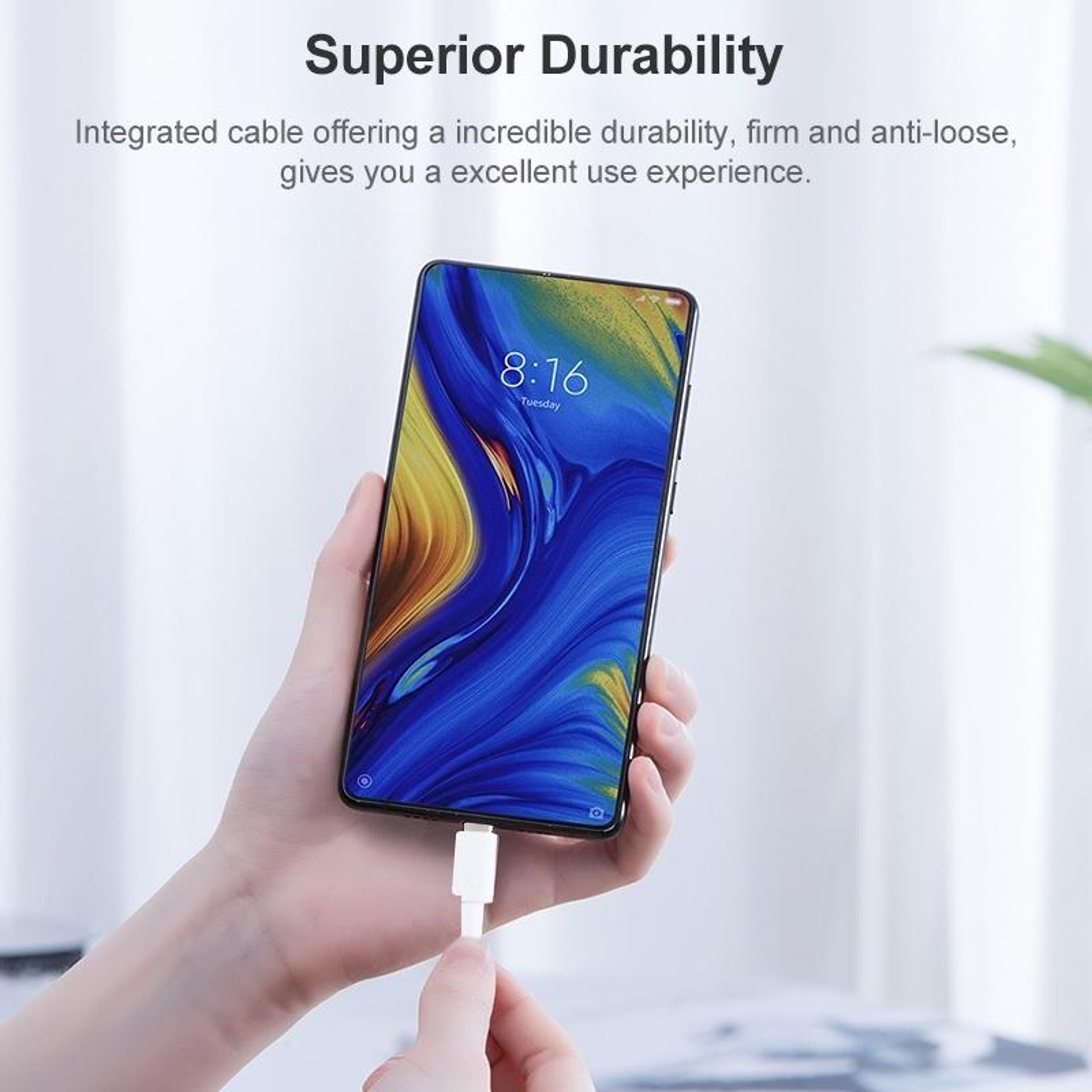 Premium 1m USB C Cable for Fast Charging & Data Transfer Type C – view 4