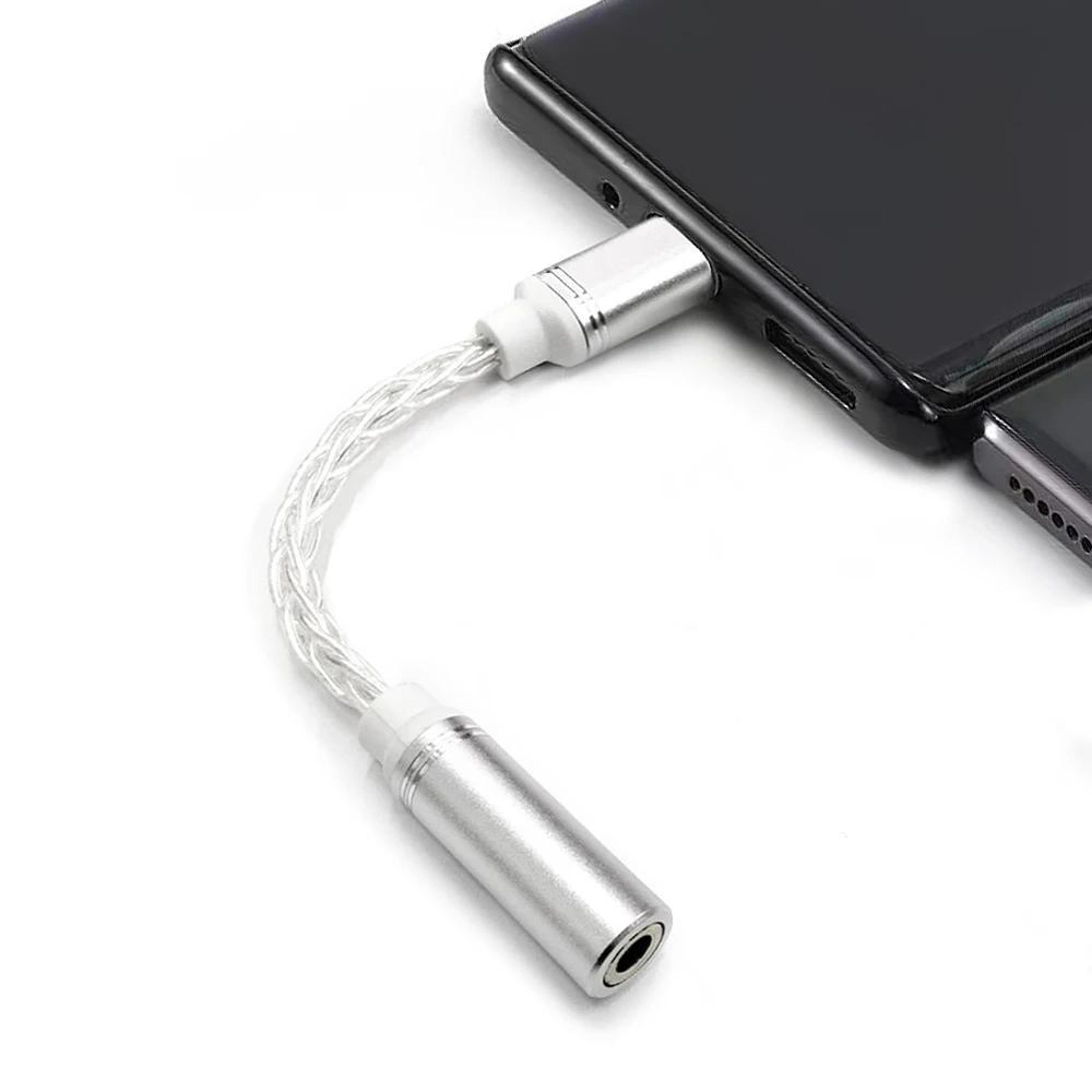 Premium Type C to 3.5mm DAC Cable Hi-Fi Silver Plated Audio Converter – view 5