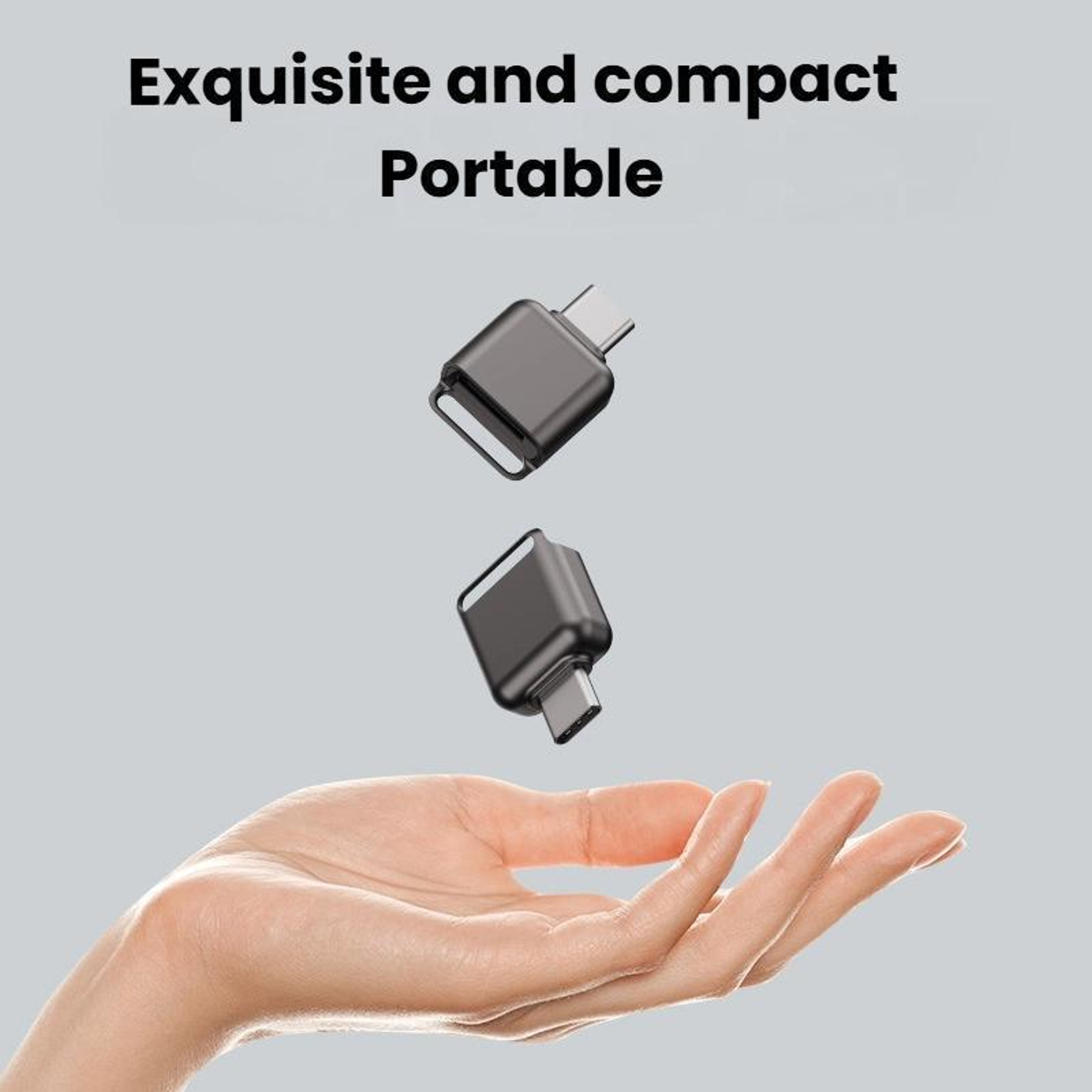 Compact Type C Card Reader for Micro SD & TF Cards – view 5